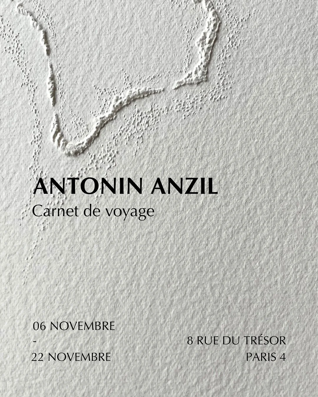 ⭐️ SAVE THE DATE ⭐️
Antonin Anzil – Carnet de voyage

Je vous l’avais promis… une belle surprise arrive à la galerie. Il s’agit du solo show d’Antonin Anzil ✨ 

L’artiste investira entièrement l&rsqu