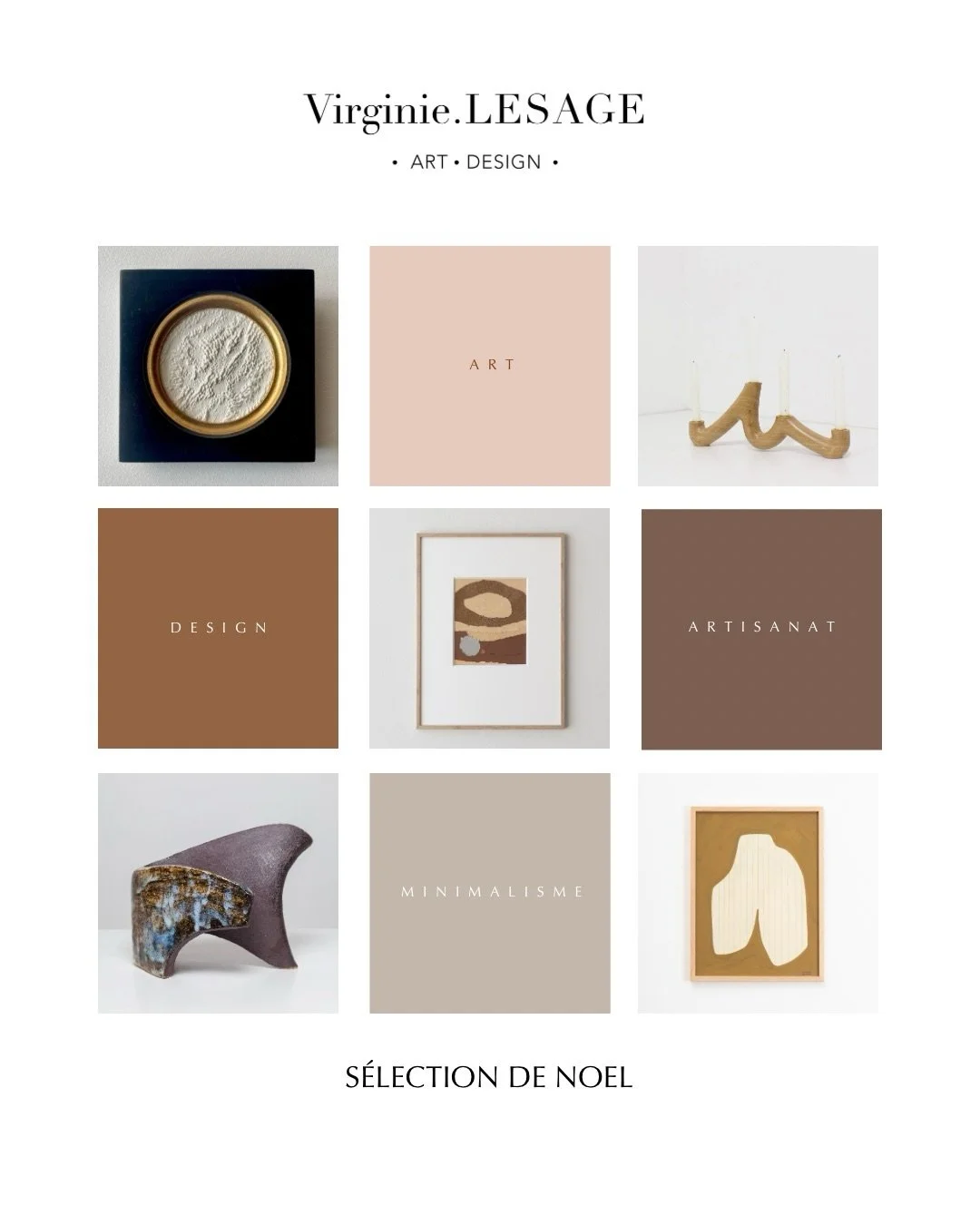 🎄 Sélection de Noël ✨

Pour Noël, nous avons réuni pour vous une sélection de pièces choisies avec soin pour leur matière, leur ligne ou leur technique. Des œuvres et objets uniques ou en sér