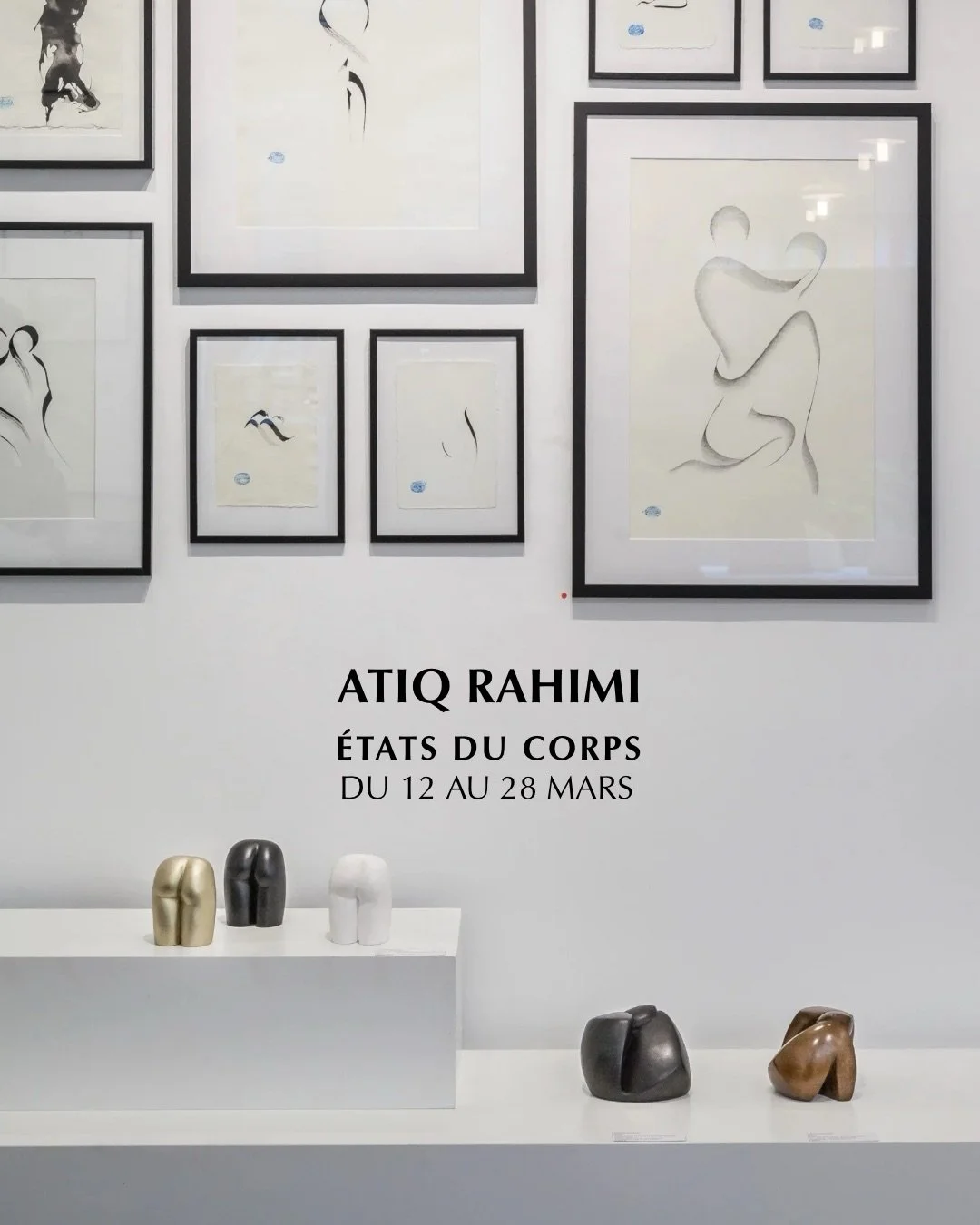 À découvrir jusqu’au 28 mars à la galerie, États du corps, la nouvelle exposition d’Atiq Rahimi.

Écrivain, réalisateur, prix Goncourt 2008 pour Syngué sabour - Pierre de patience - Atiq Ra