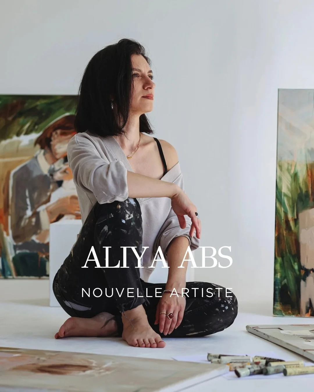 | NOUVELLE ARTISTE — ALIYA ABS |

Nous sommes heureuses d’accueillir Aliya Abs parmi les nouvelles artistes de la galerie. Son travail sera présenté pour la première fois à l’occasion de Matières s