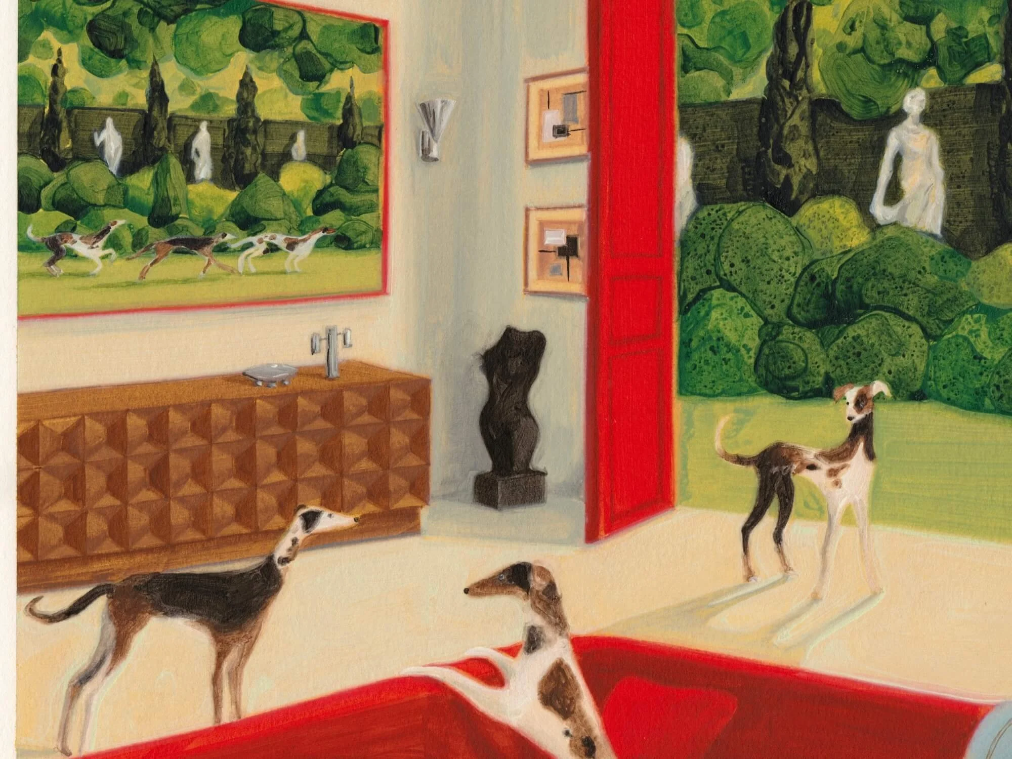 La maison des trois amis  | Yukiko Noritake - détail