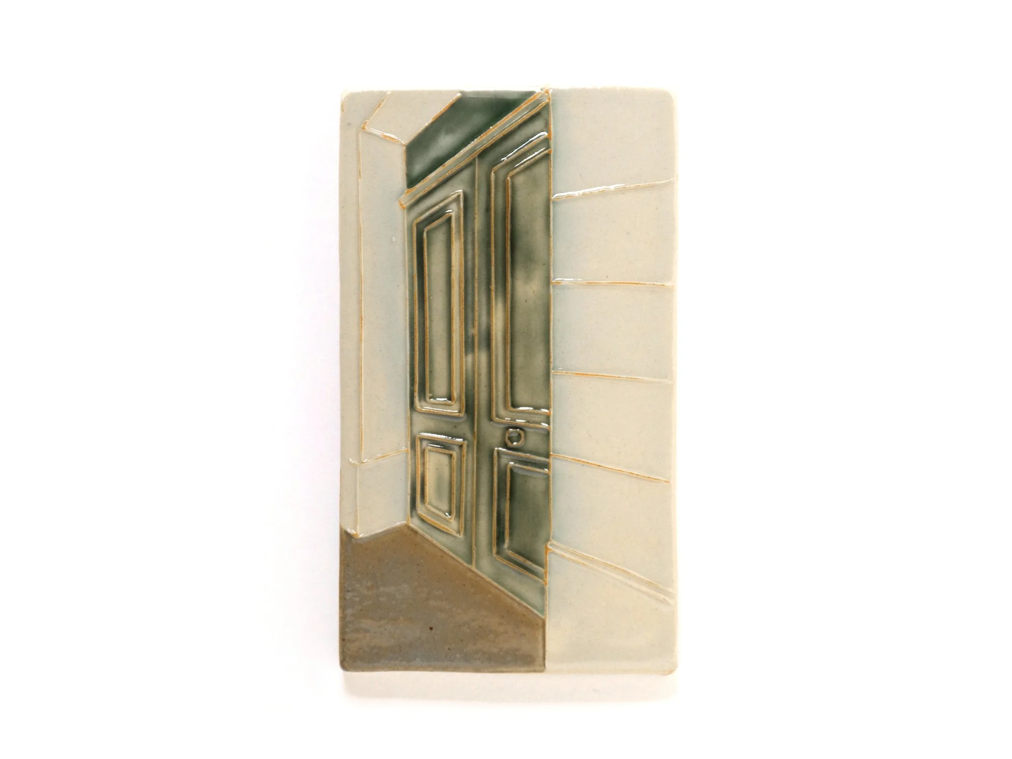 Door Tile green 1  | Maud van der Linden