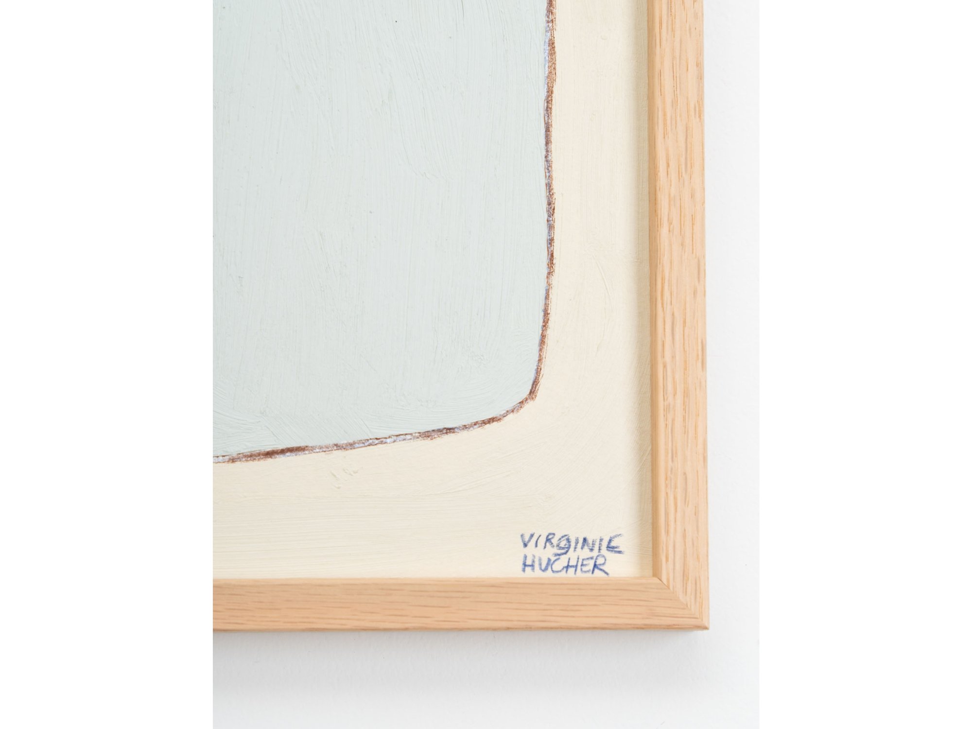 La figure du vivant 210 | Virginie Hucher - détail signature