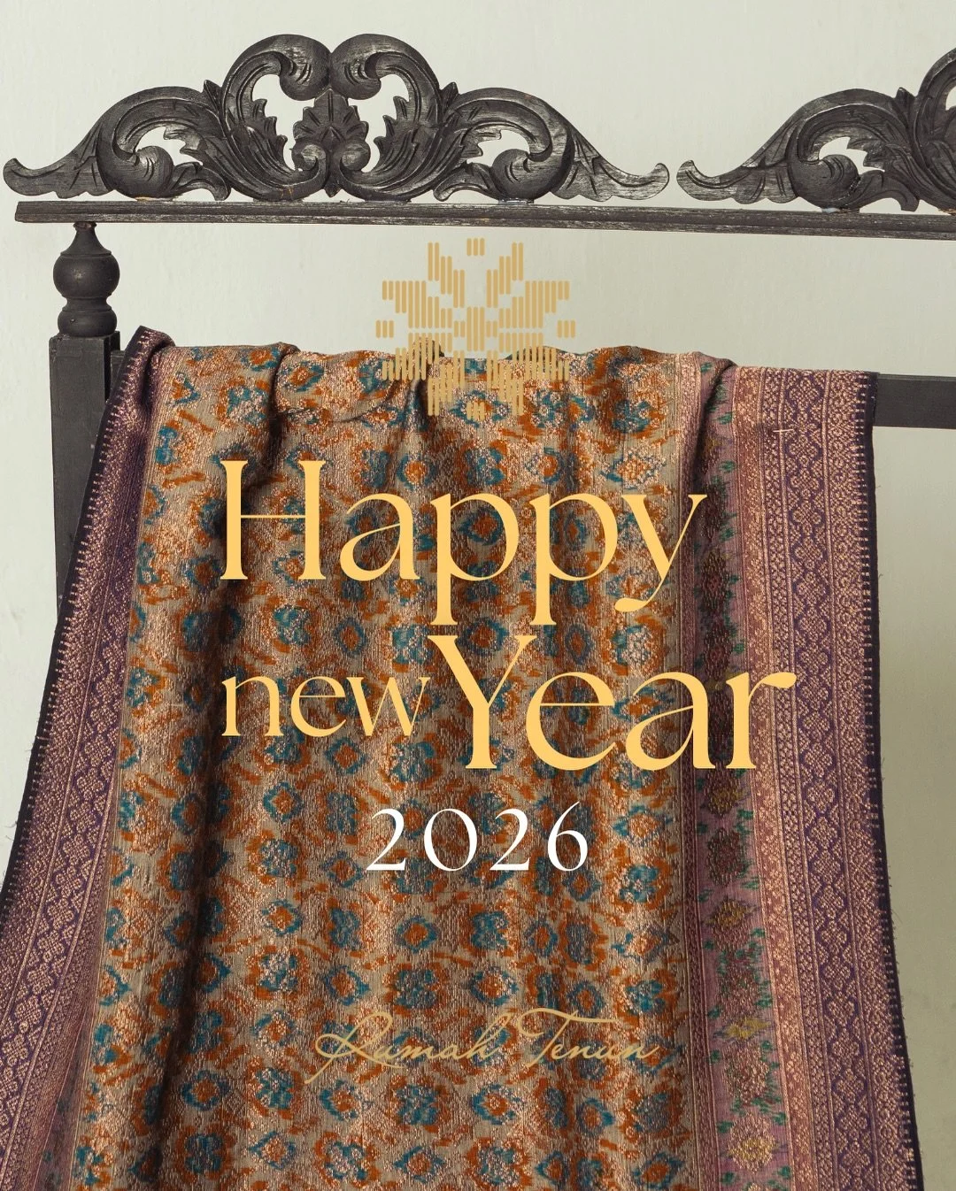 Tahun baru, harapan baru! 
Rumah Tenun mengucapkan Selamat Tahun Baru 2026! Semoga tahun ini dipenuhi dengan kebahagiaan dan keberkahan❤️✨