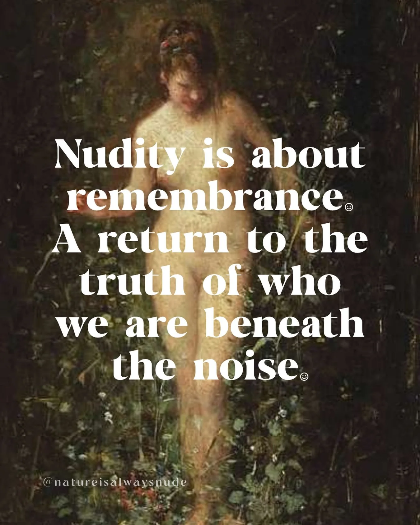These are our vessels on this planet. Why is it that we are shamed and shunned for having them?

Earth &amp; Flesh Nuude Retreat
Eastern Upper Peninsula, Michigan
August 27-30, 2026

#earthmedicine #moonhealing #dancingunderthestars