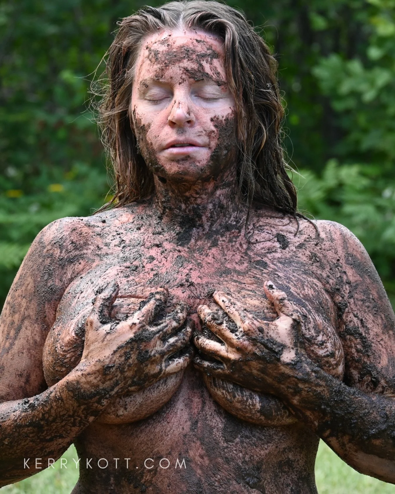 This is me. N@ked and Dirty.

The Medicine of Nud1ty exists because it helped me heal layers of my sexual trespass. It taught me what it feels like to have my body not be up for grabs. Just mine. Safe. Held by an environment that knows the difference
