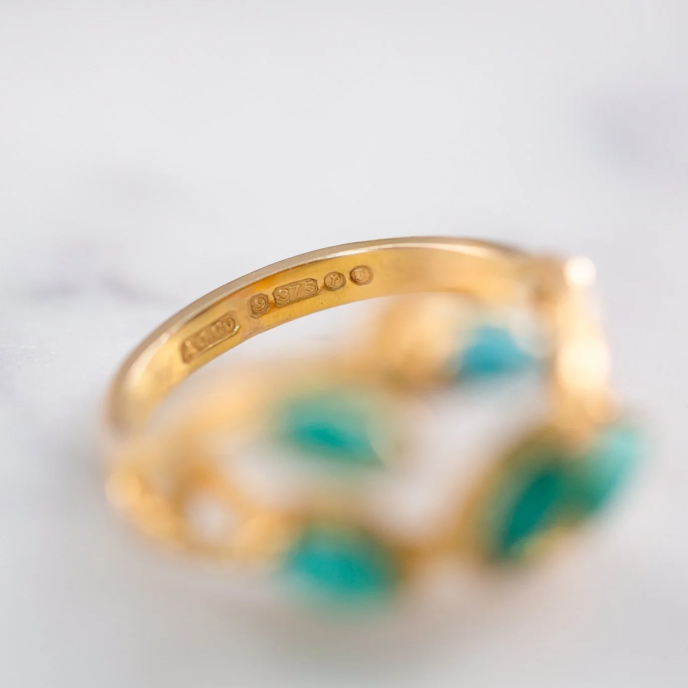 Turquoise_Marquise_9ct_Gold_Cluster_Vintage_London_1970_Ring_8.jpg