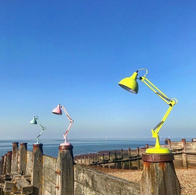 That time of year again to &lsquo;spring&rsquo; to life 🤪
.
.
.
#anglepoise #lighting #light #tasklighting #beach #whitstable