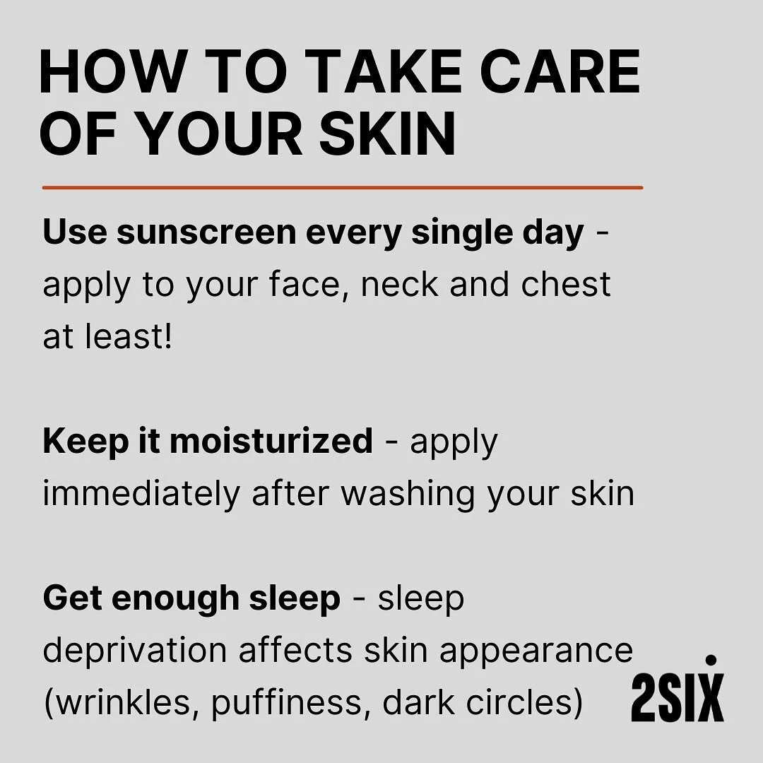 WEDNESDAY | SKIN HEALTH ⬇️ 

Wednesdays we discuss facial health and today we are discussing what to consider in regards to taking care of your skin.