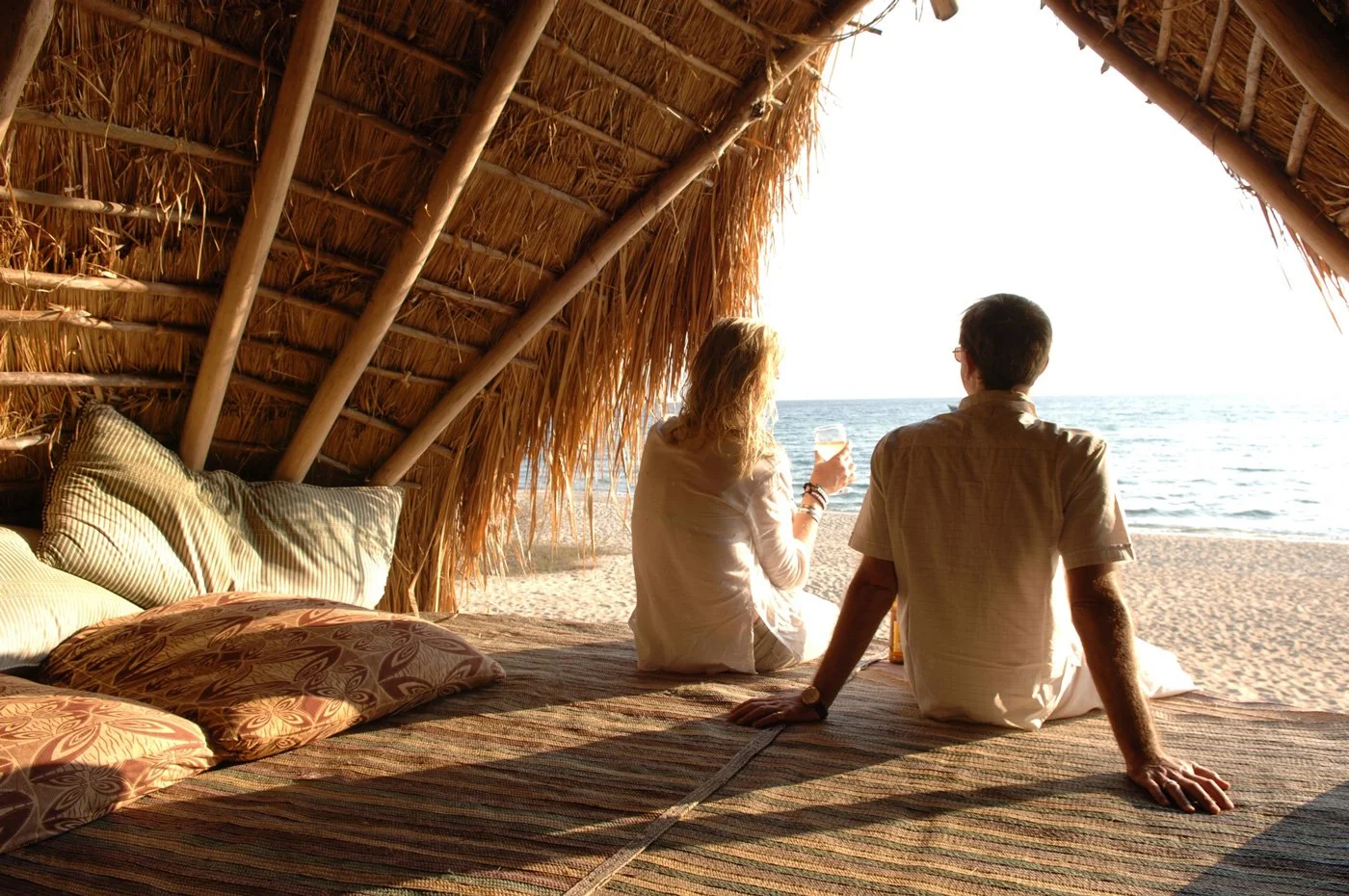Luksus bryllupsreise i Afrika med safari og strand ved solnedgang