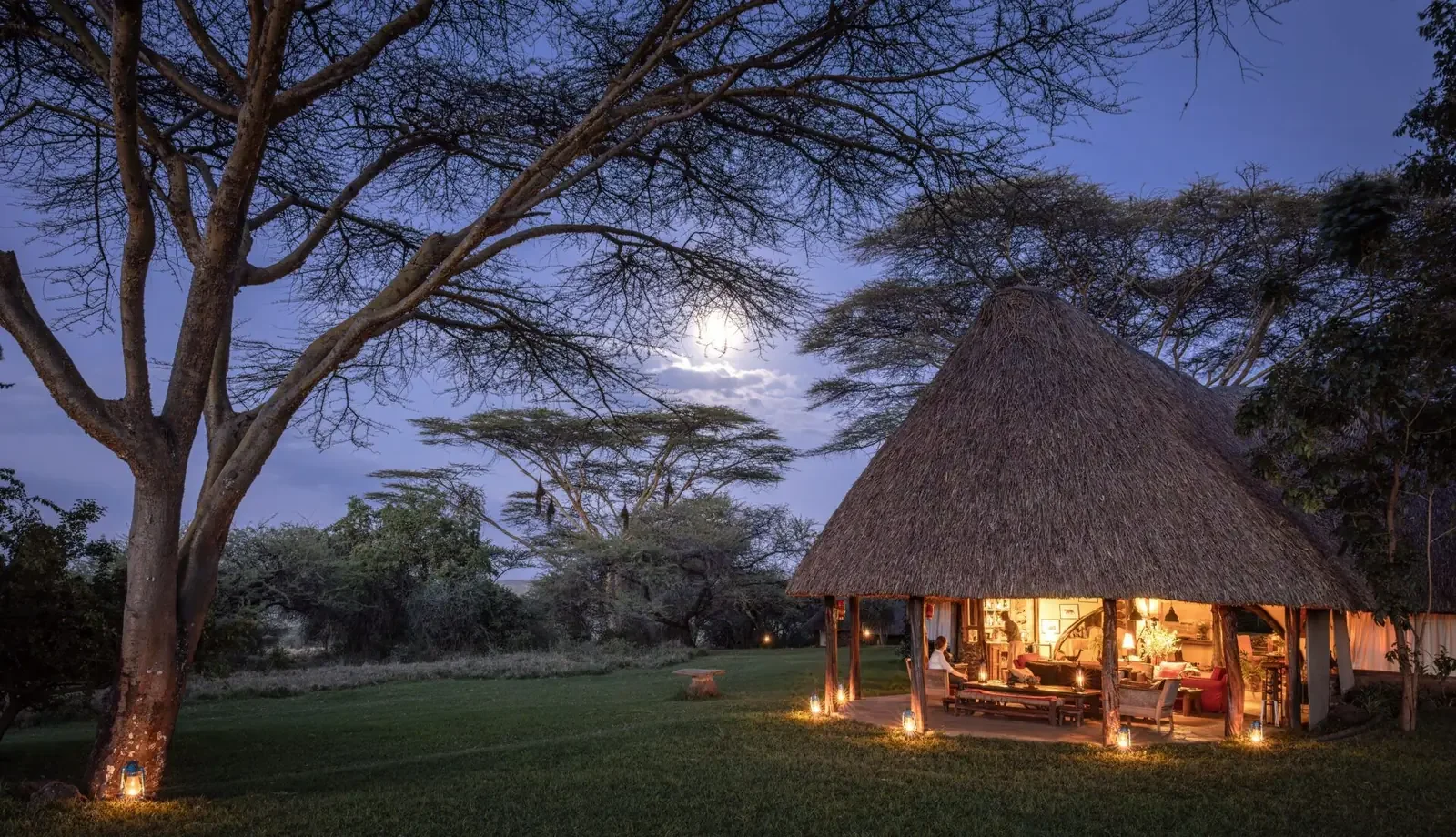 Vakker safaricamp i Kenya