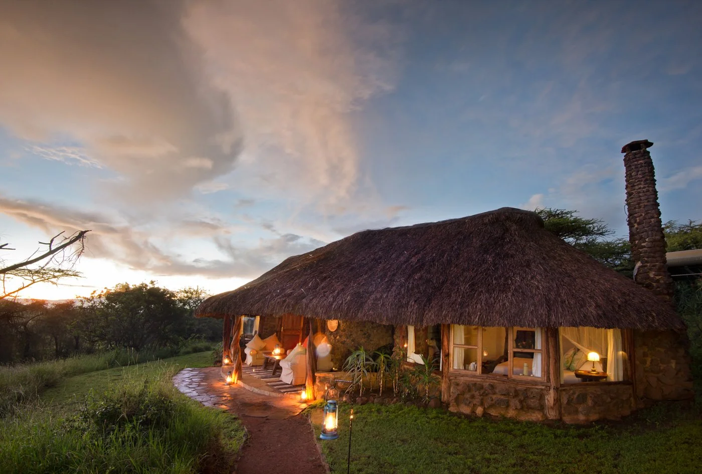 Luksussafari i Kenya på Lewa House