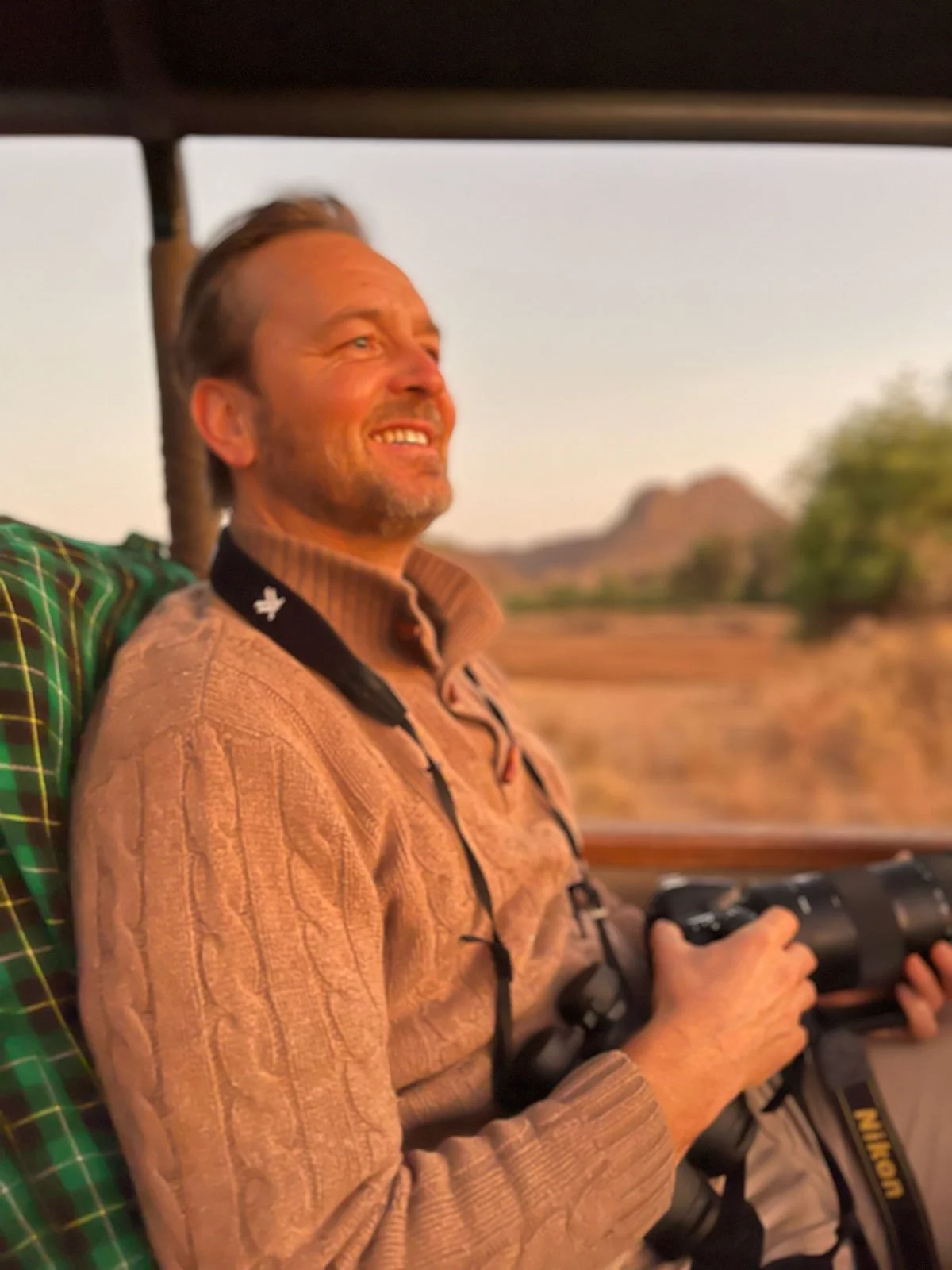 Richard Frostad grunnlegger av Special Africa på skreddersydd safari i Afrika