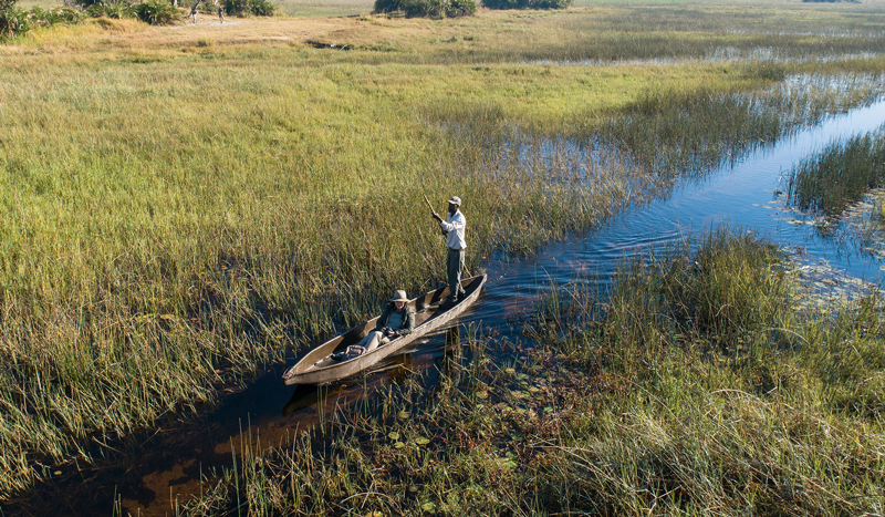 Mokorosafari i Botswana