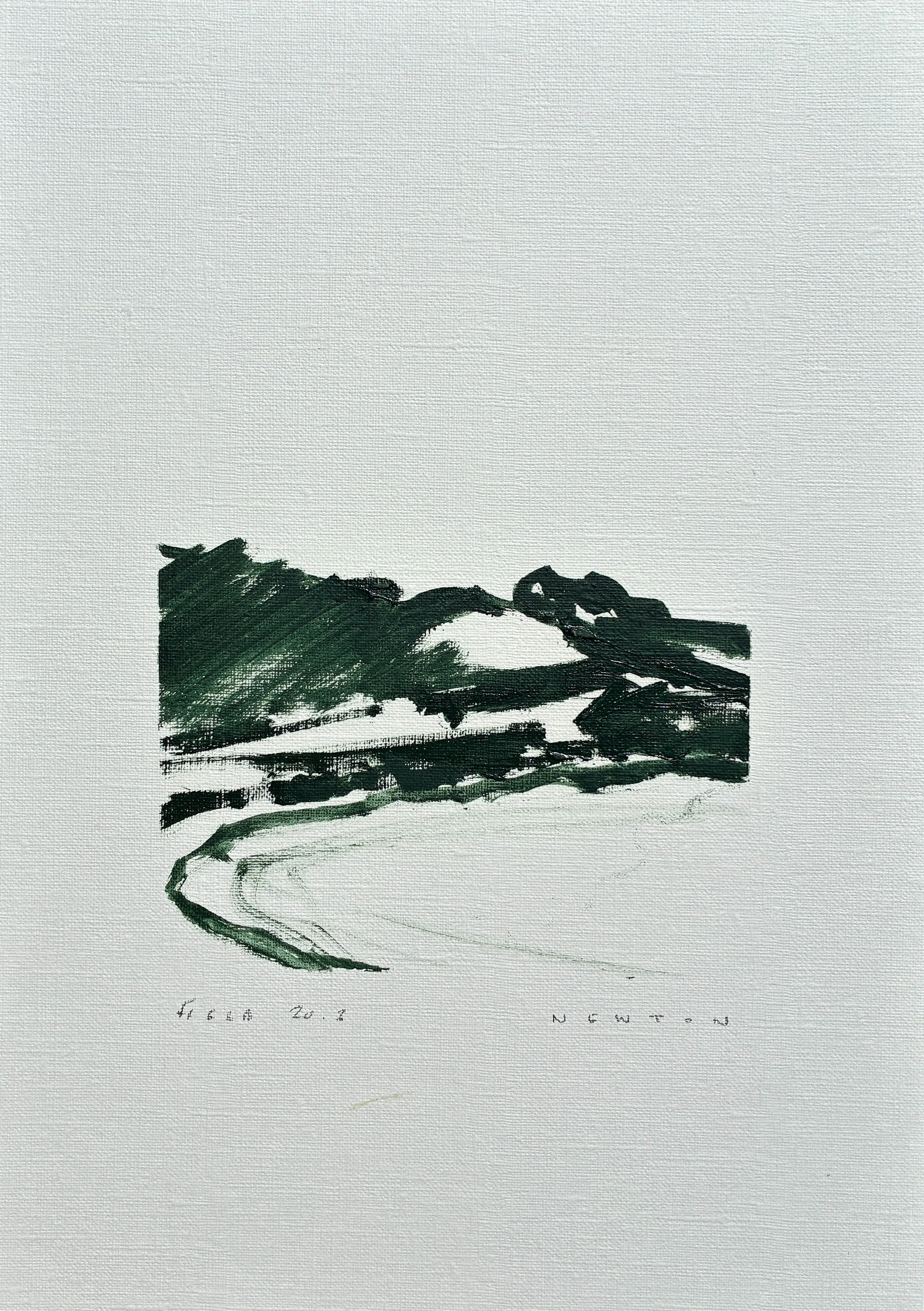Field 20.3, Oil on Paper
