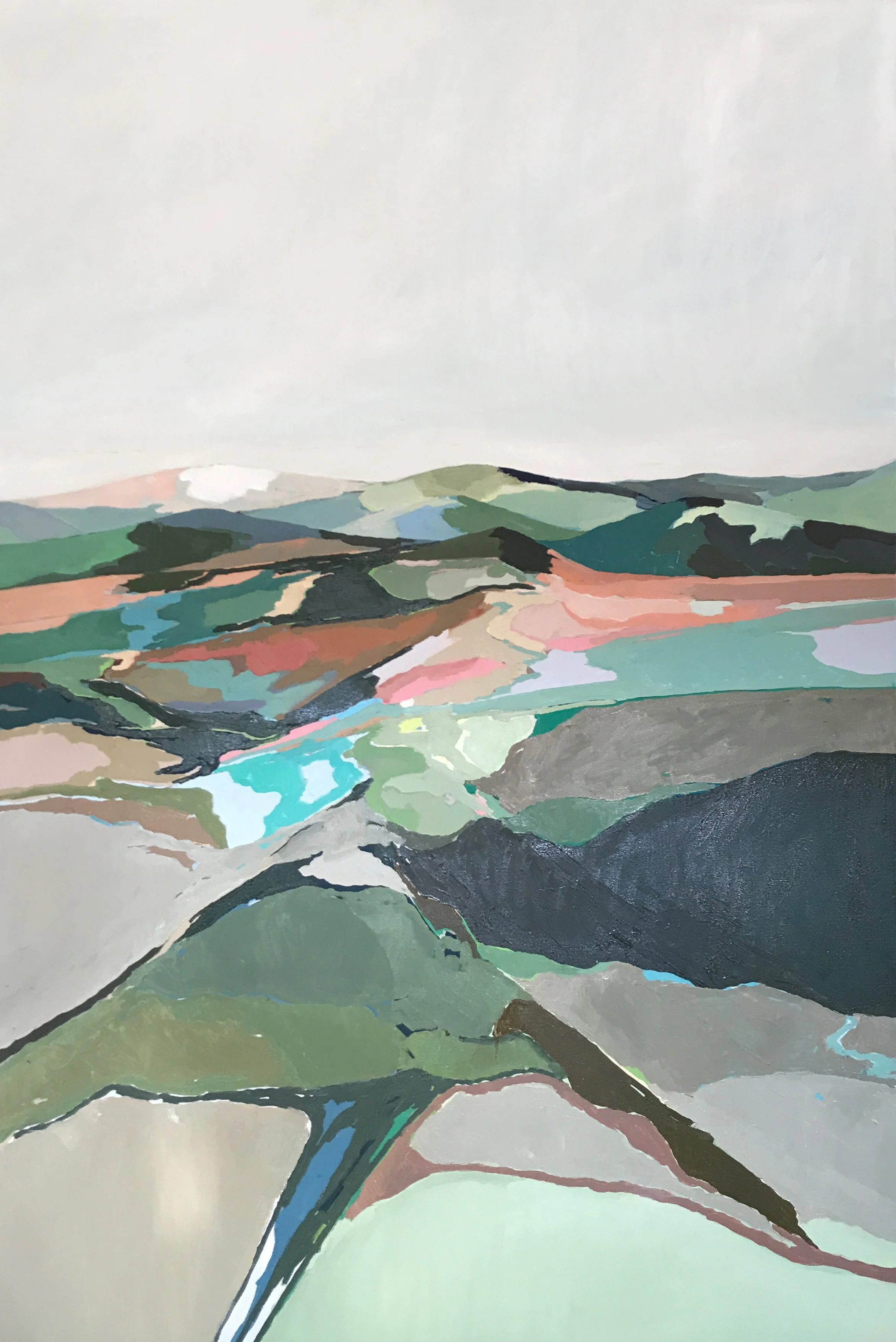 Five Hills, Oil on canvas