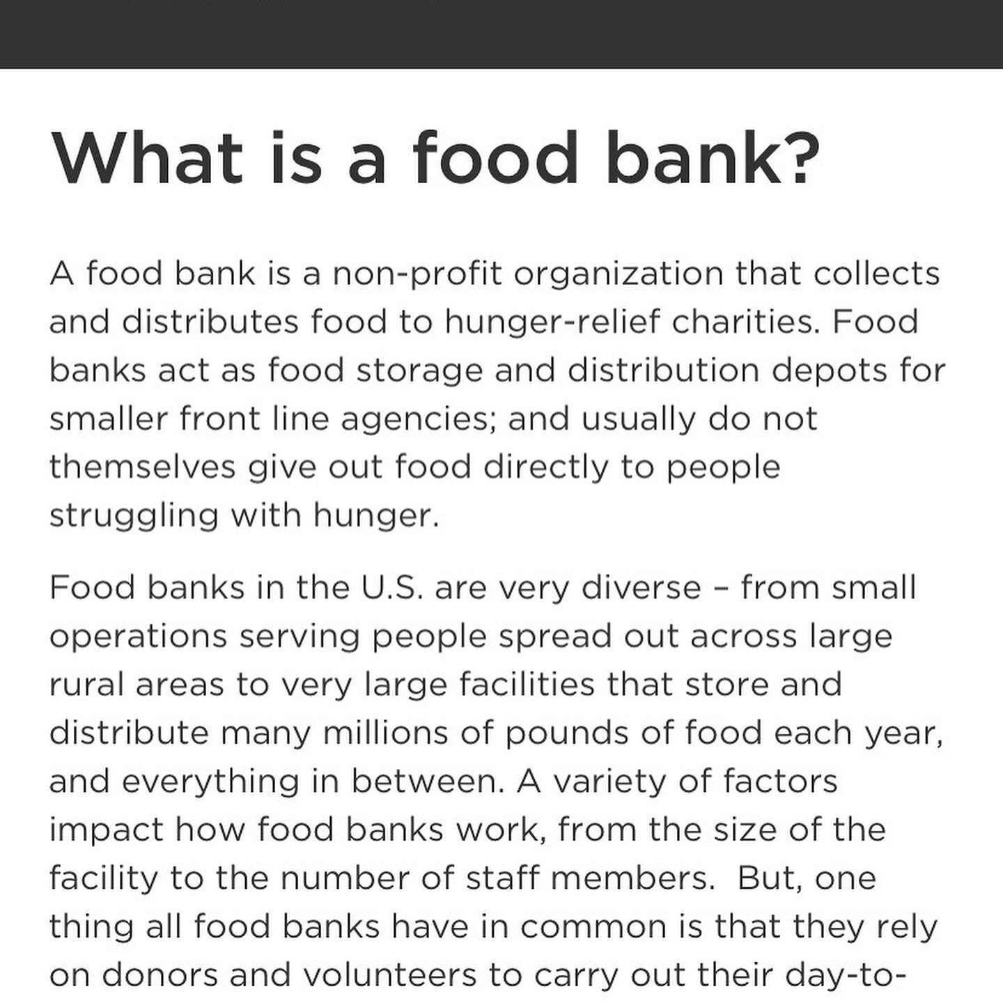 #foodbanks #learnaboutfoodbanks #supportyourlocalfoodbank #foodinsecurityisreal