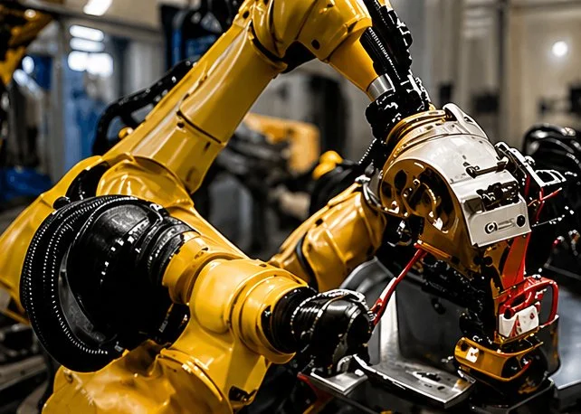 Robotic assembly system with precision tooling for automotive manufacturing automation