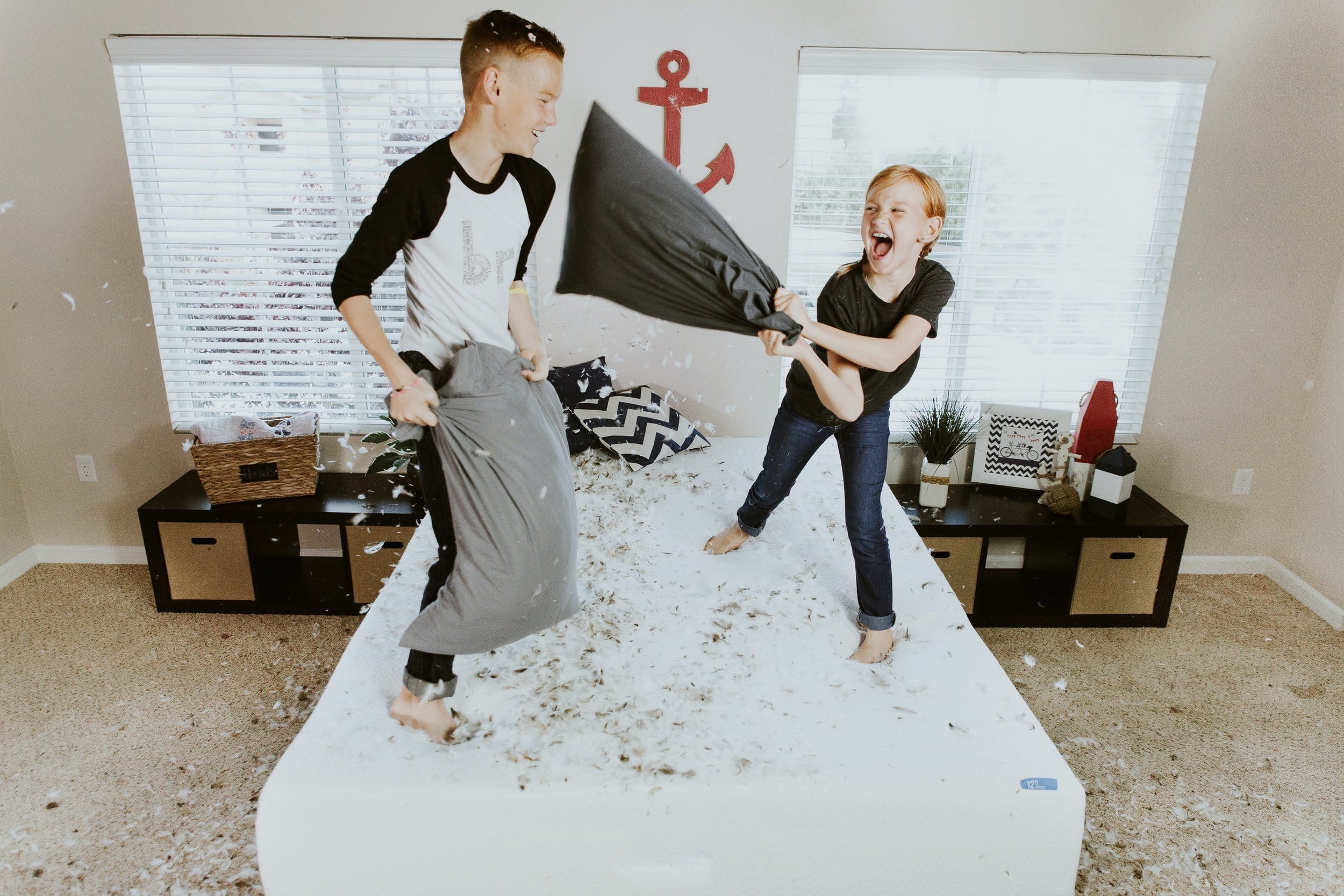 Have a pillow fight
