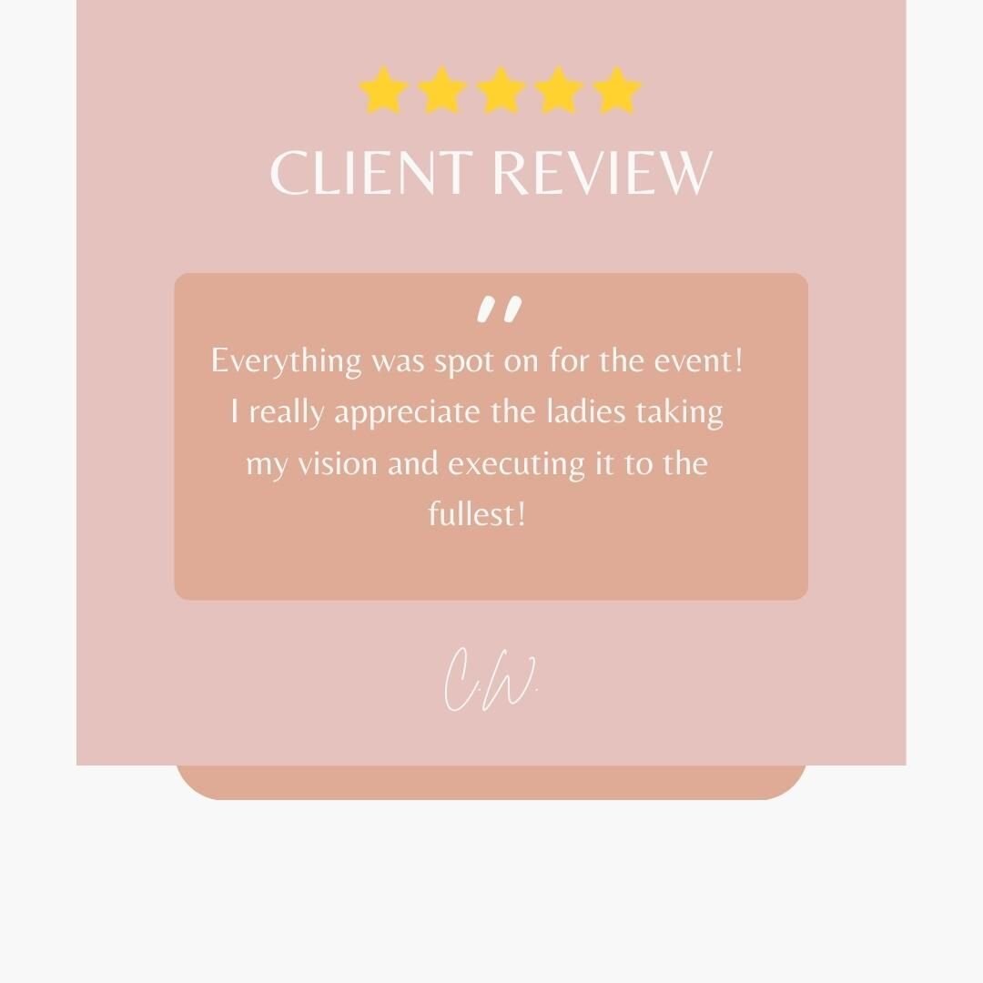 What are they say Wednesday! We pride ourselves on making clients happy. 
#ilovemyjob #parties #weddings #idesignparties #weddingplanner #partyplanner #decor #themes #booknow #reviews #5stars