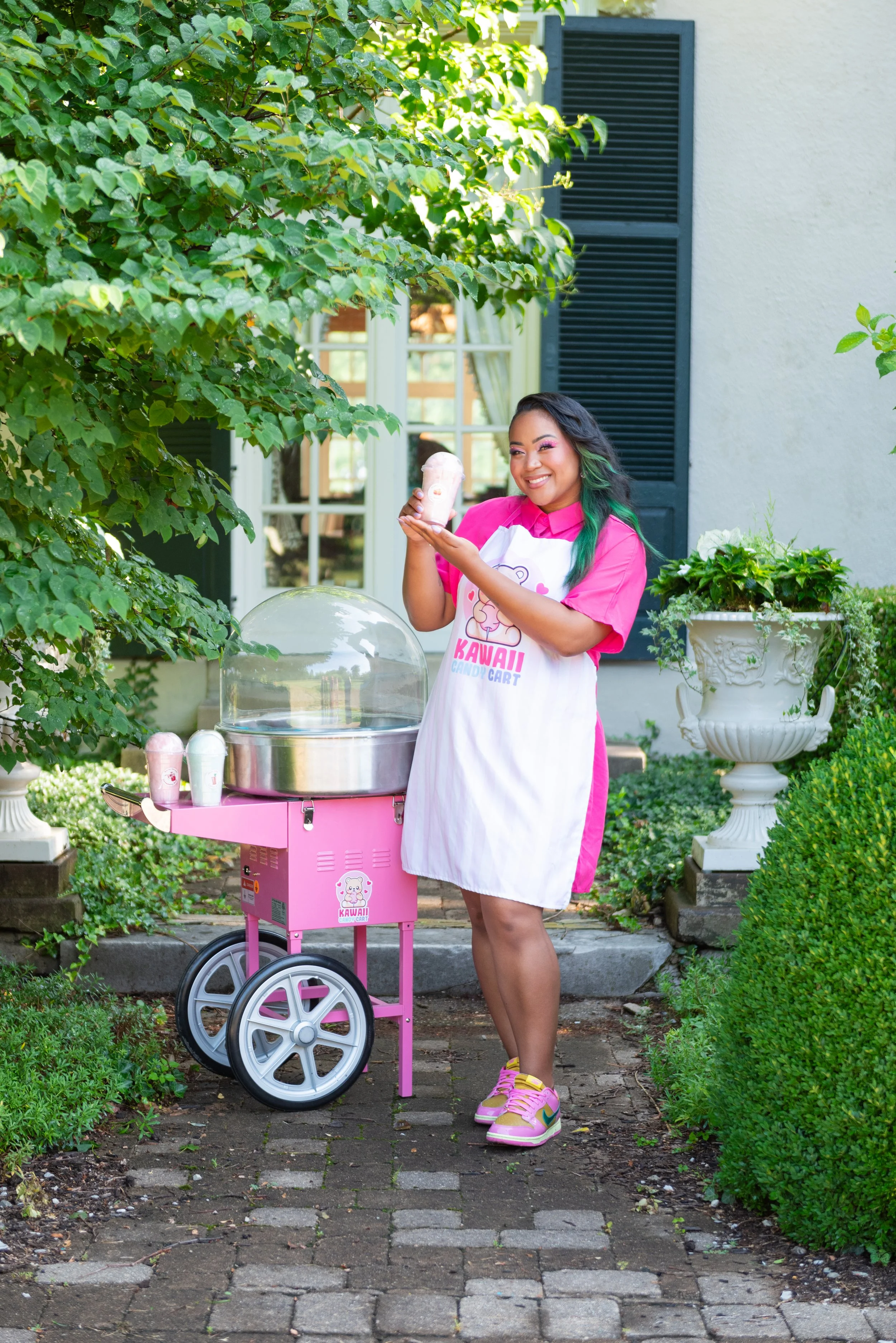 Candy store owner Branding Photography by Amanda J Designs, Louisville, KY.