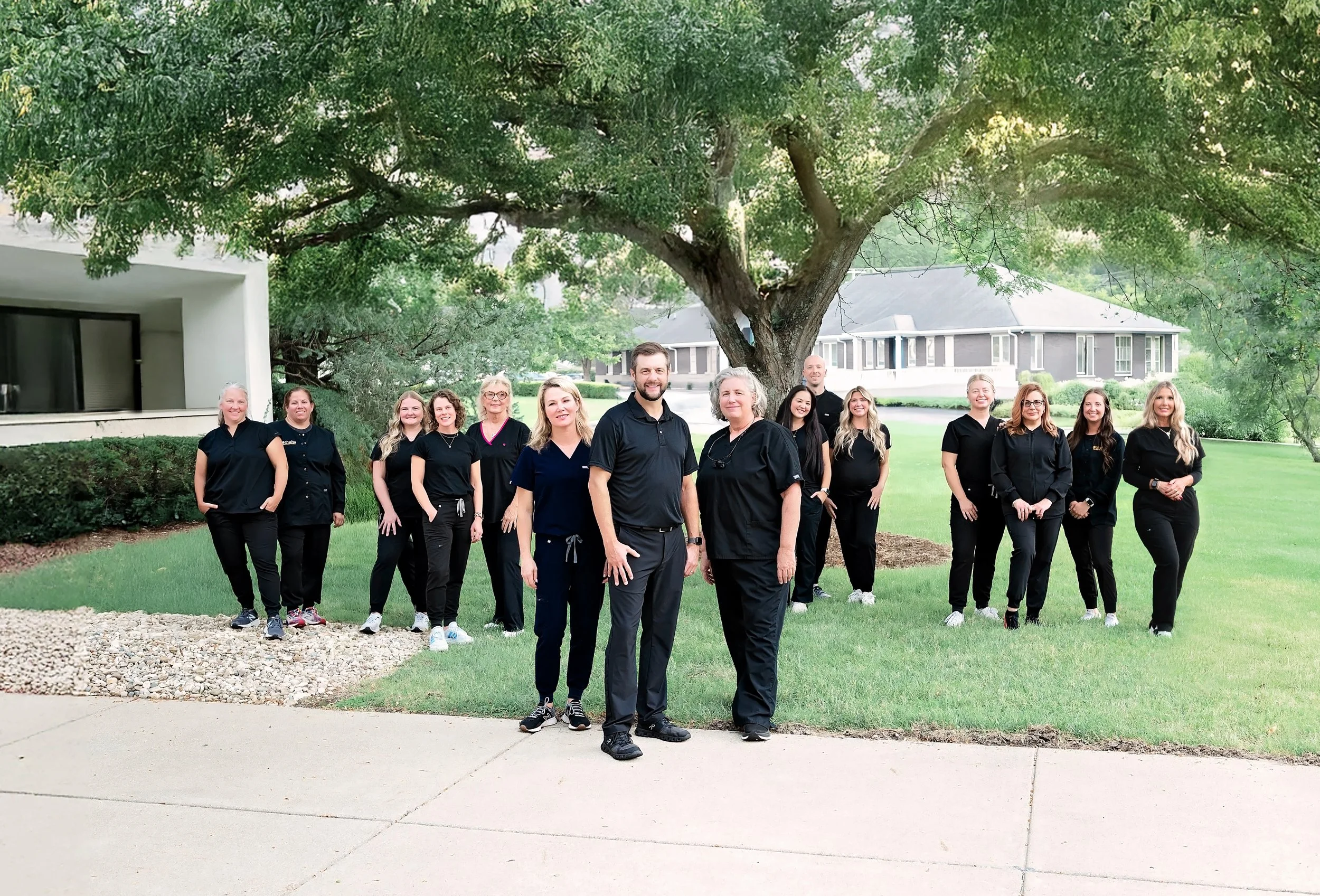 Dental Office team photography, Louisville, KY by Amanda J Designs Photography. 