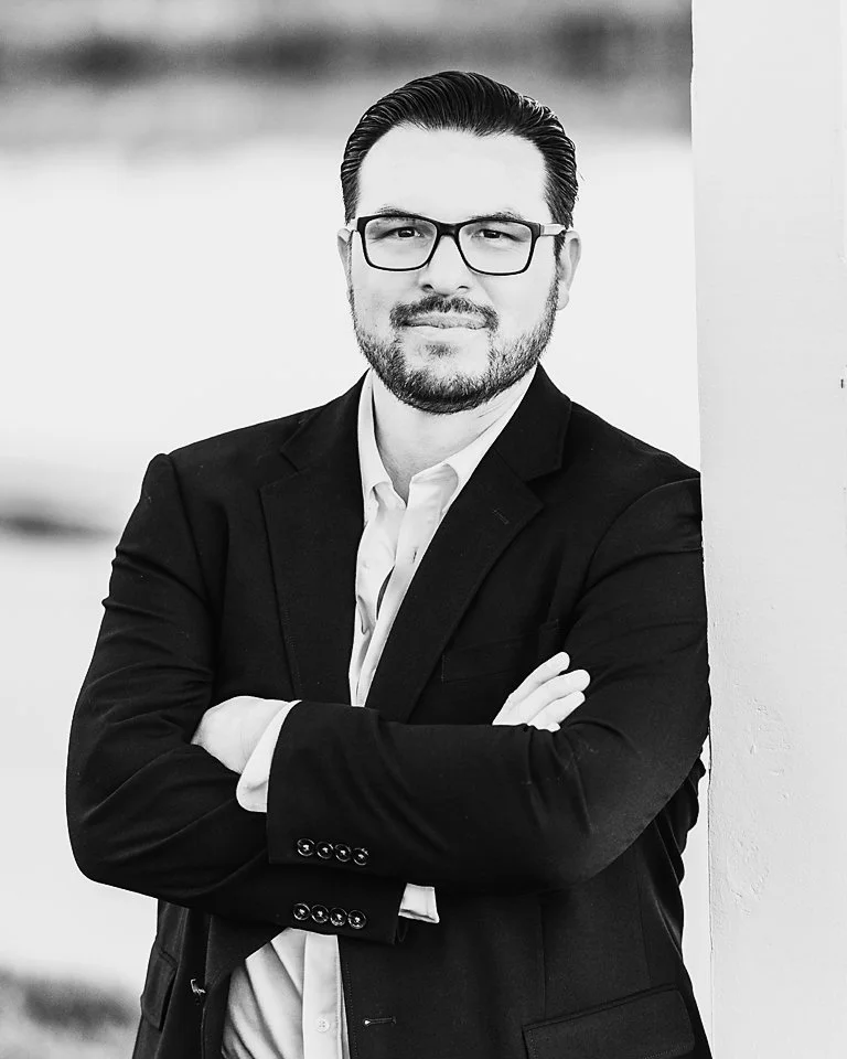 Black and white male headshot Norton Commons, KY by Amanda J Designs Photography. 