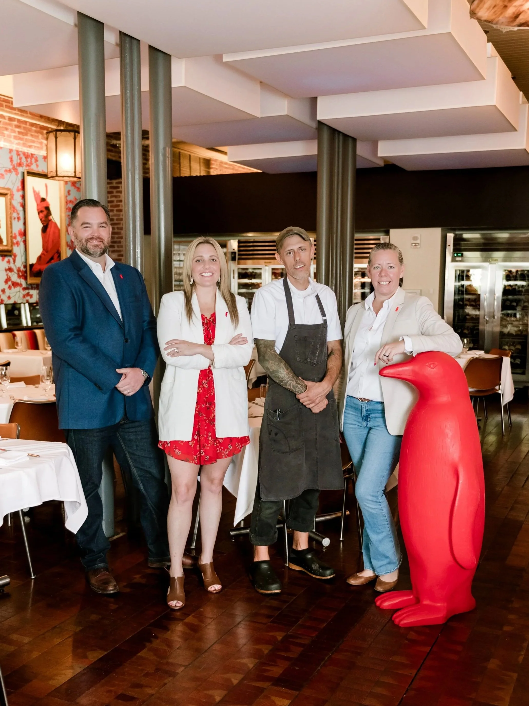 Team branding photography for 21C Restaurant and Hotel downtown, Louisville KY by Amanda J Designs Photography. 