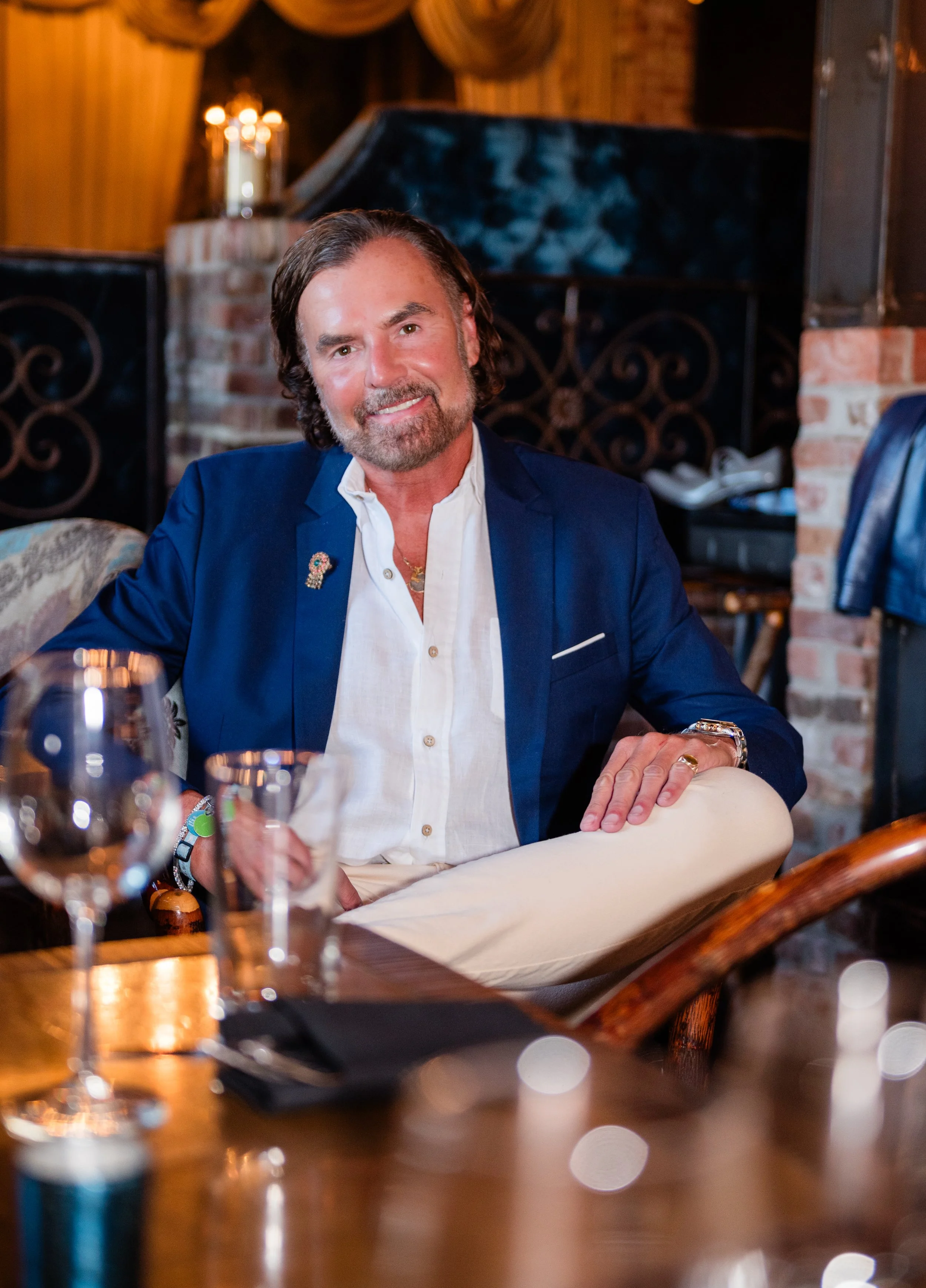 Restaurant owner headshot photography by Amanda J Designs, Louisville KY.