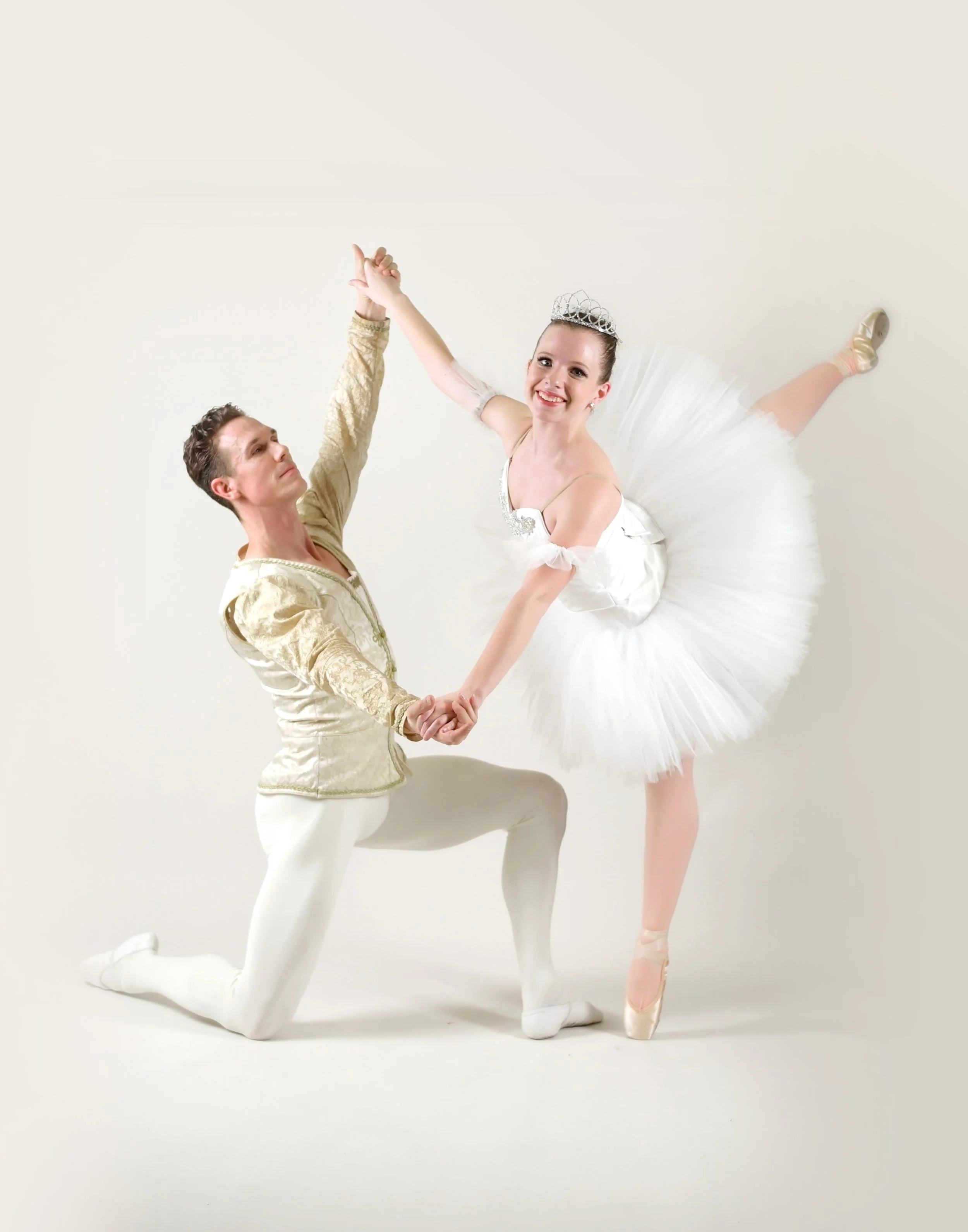 Ballet Company Promotional Portraits, Male and Female Ballerinas Charleston, South Carolina by Amanda J Designs Photography. 