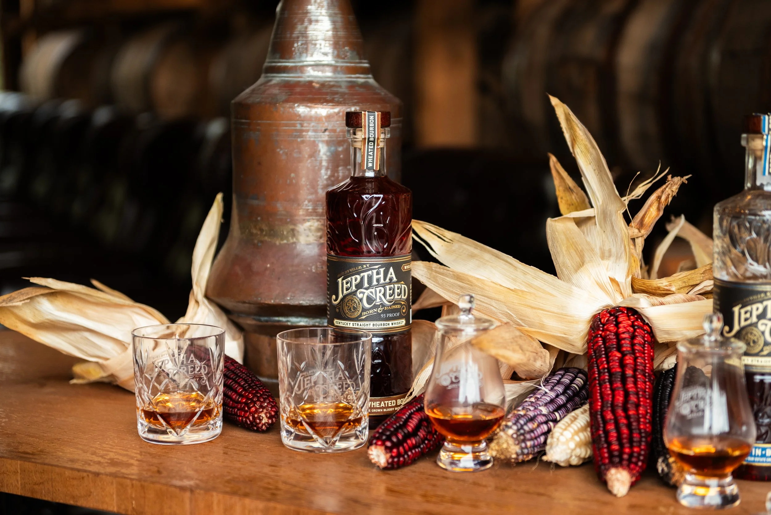 Product Photography for Jeptha Creed Bourbon in Shelbyville, KY by Amana J Designs Photography. 