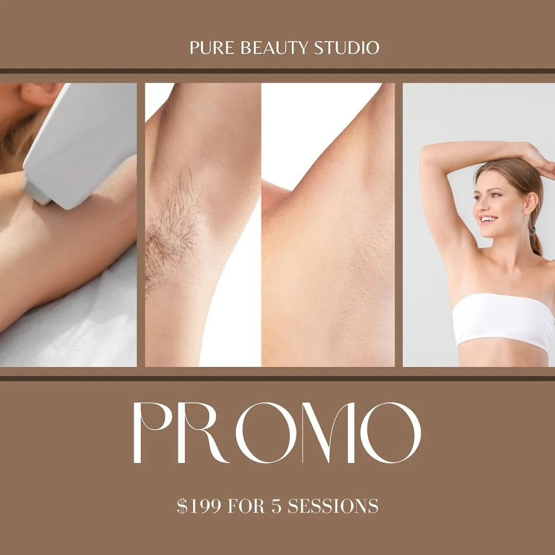 Underarm Glow-Up with Pure Beauty Studio!
Tired of constant shaving or waxing? It’s time to make the switch! Enjoy 5 underarm sessions for just $199 and achieve smooth, hair-free underarms effortlessly.
What You’ll Love:
- Say goodbye t