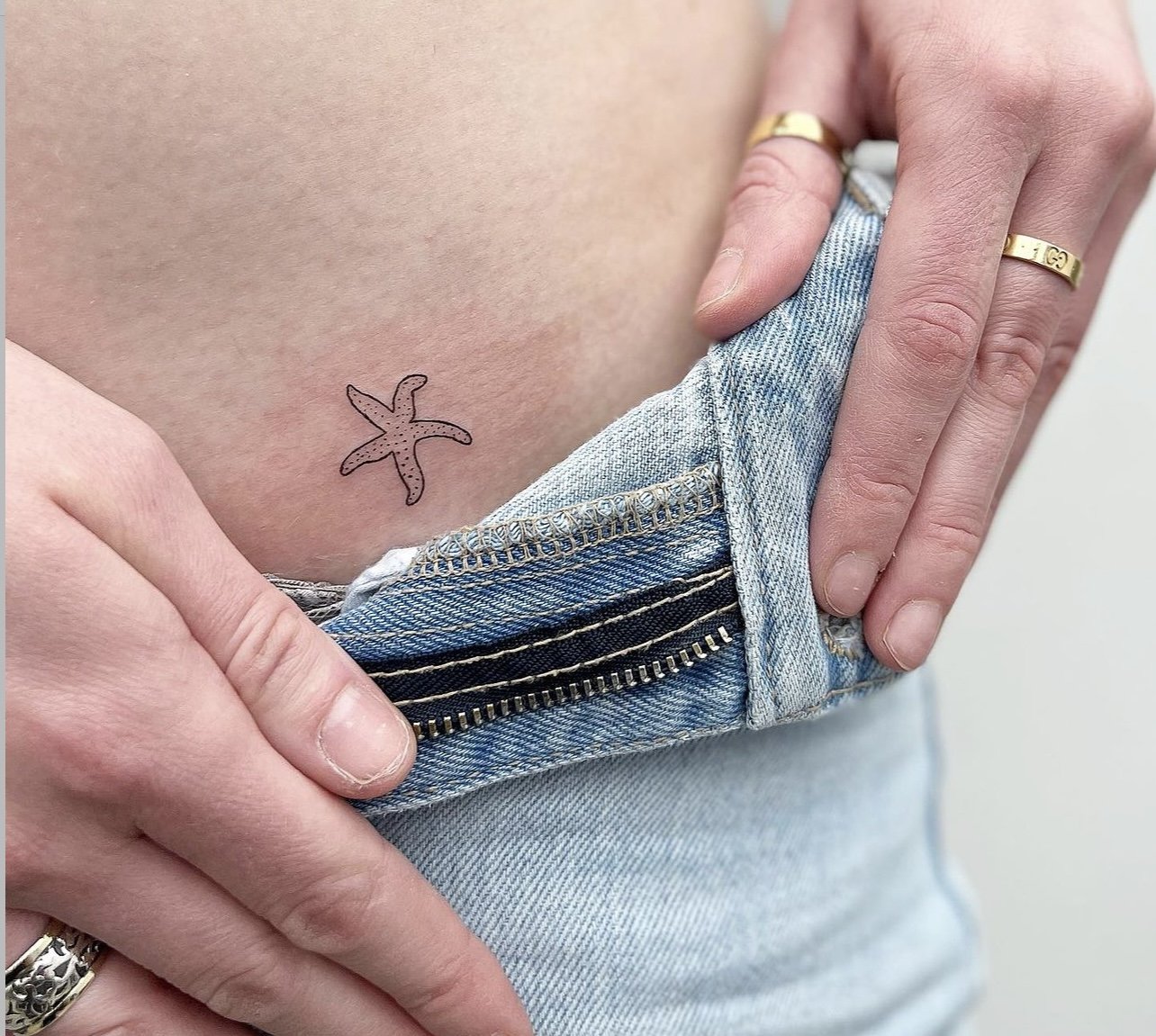 Starfish Tattoo - Etsy