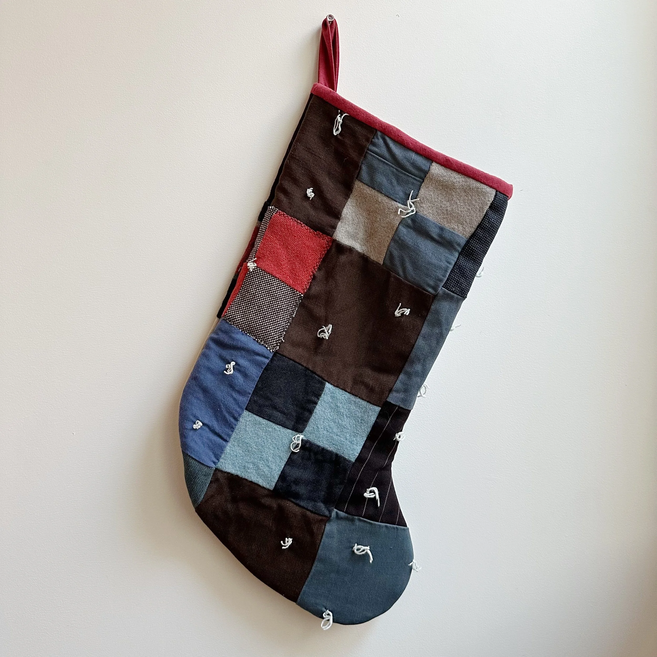 Wool Four Square Stocking #3