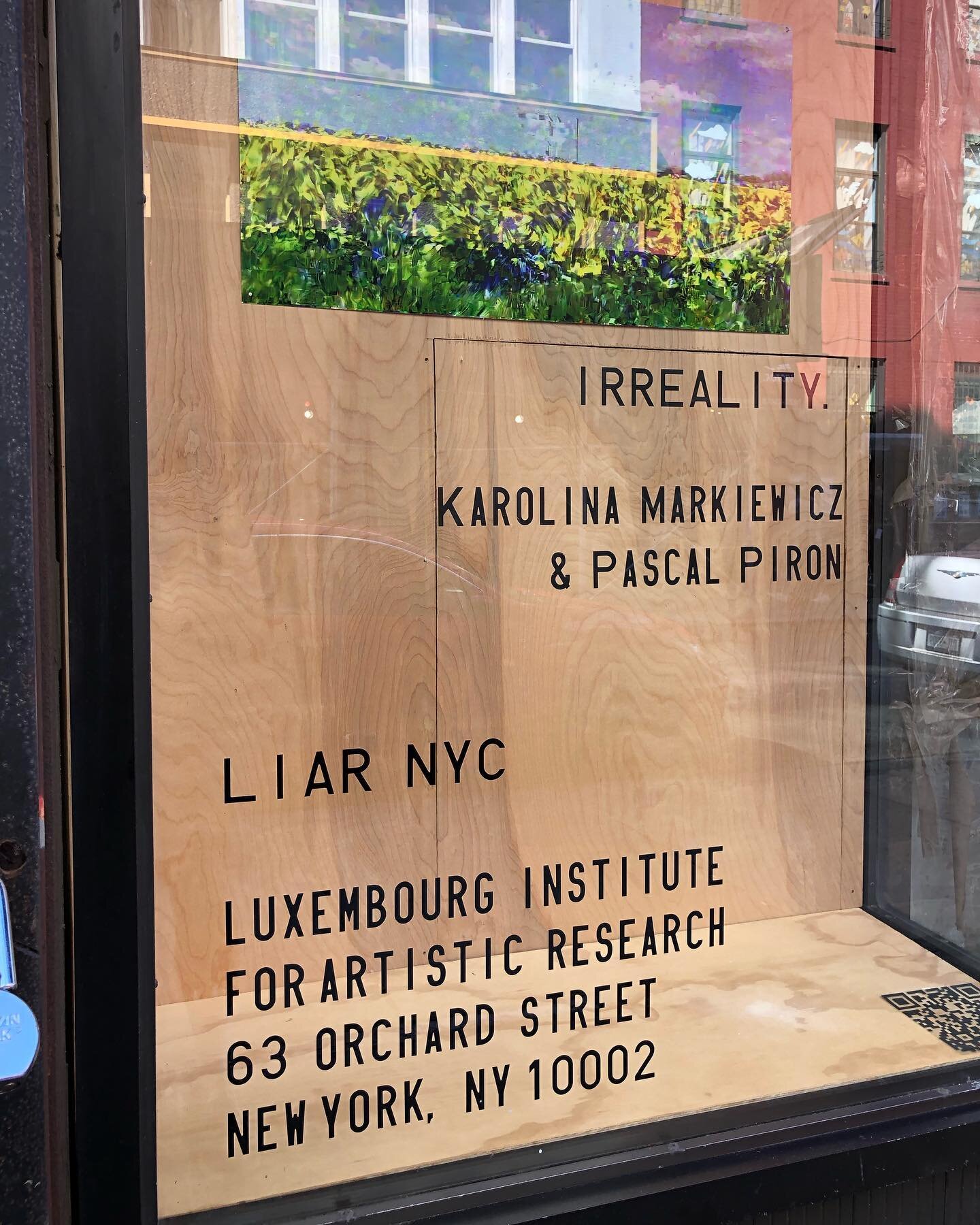 Pleased to share that the @karolinamarkiewiczpascalpiron show is extended until September 3rd! More info on the work 🌐liar-nyc.com🌐