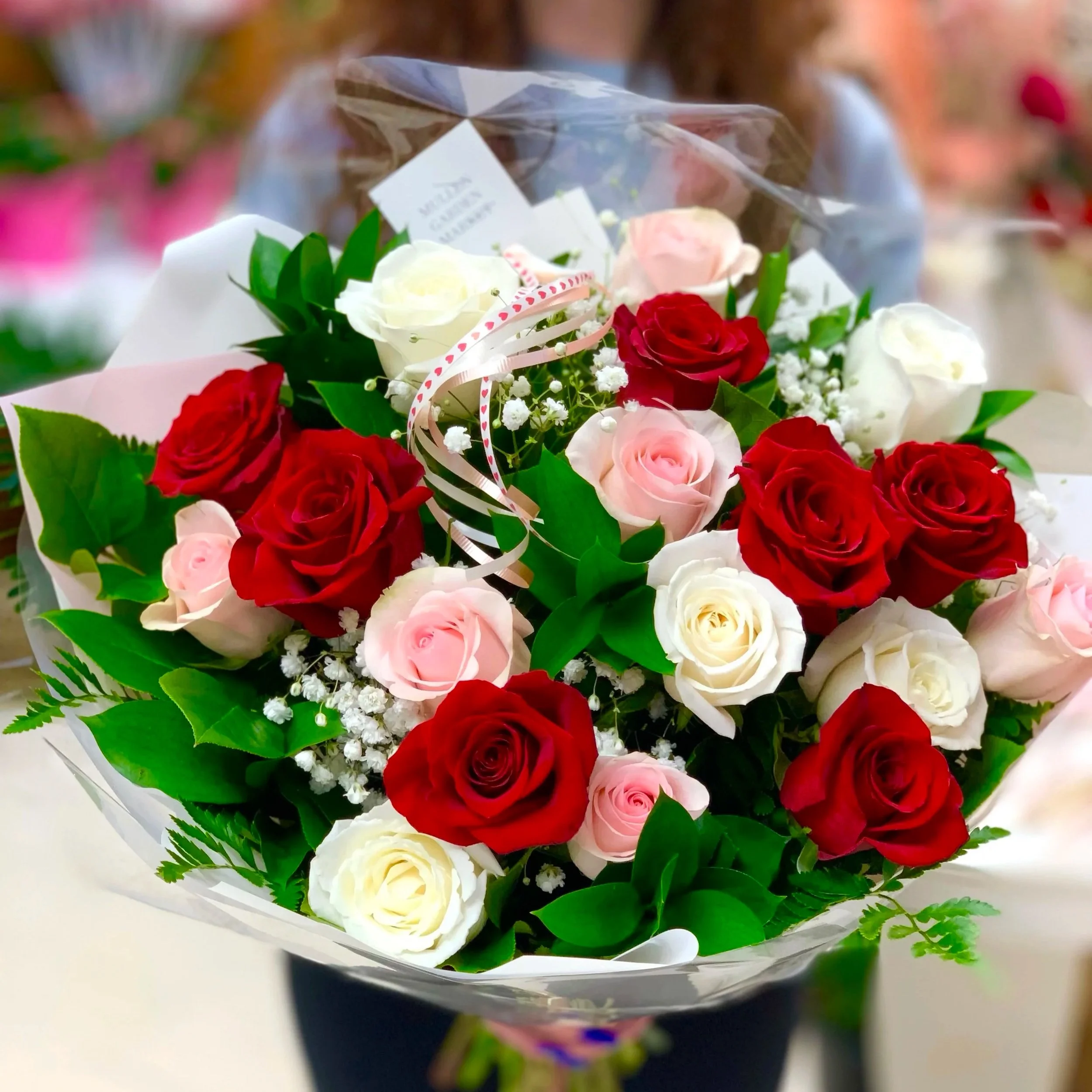 Premium Rose Bouquet (Colour + Size Options) [K]