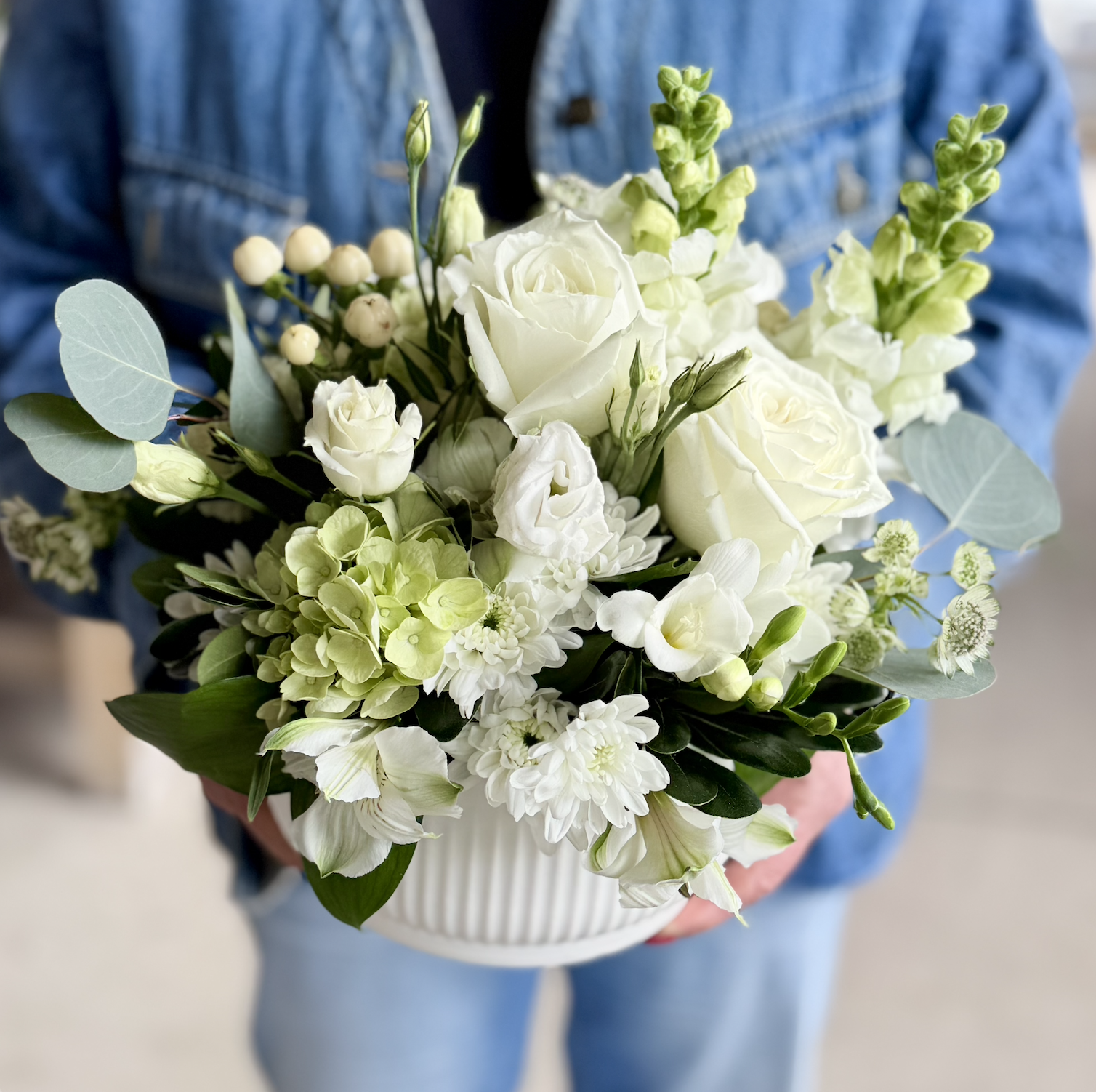 White & Green Arrangement [F]