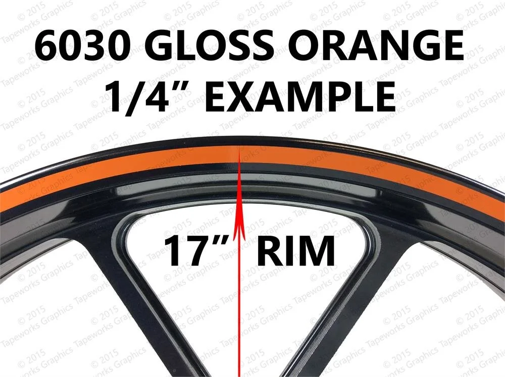 6030 Orange Rimstripes — Tapeworks Graphics