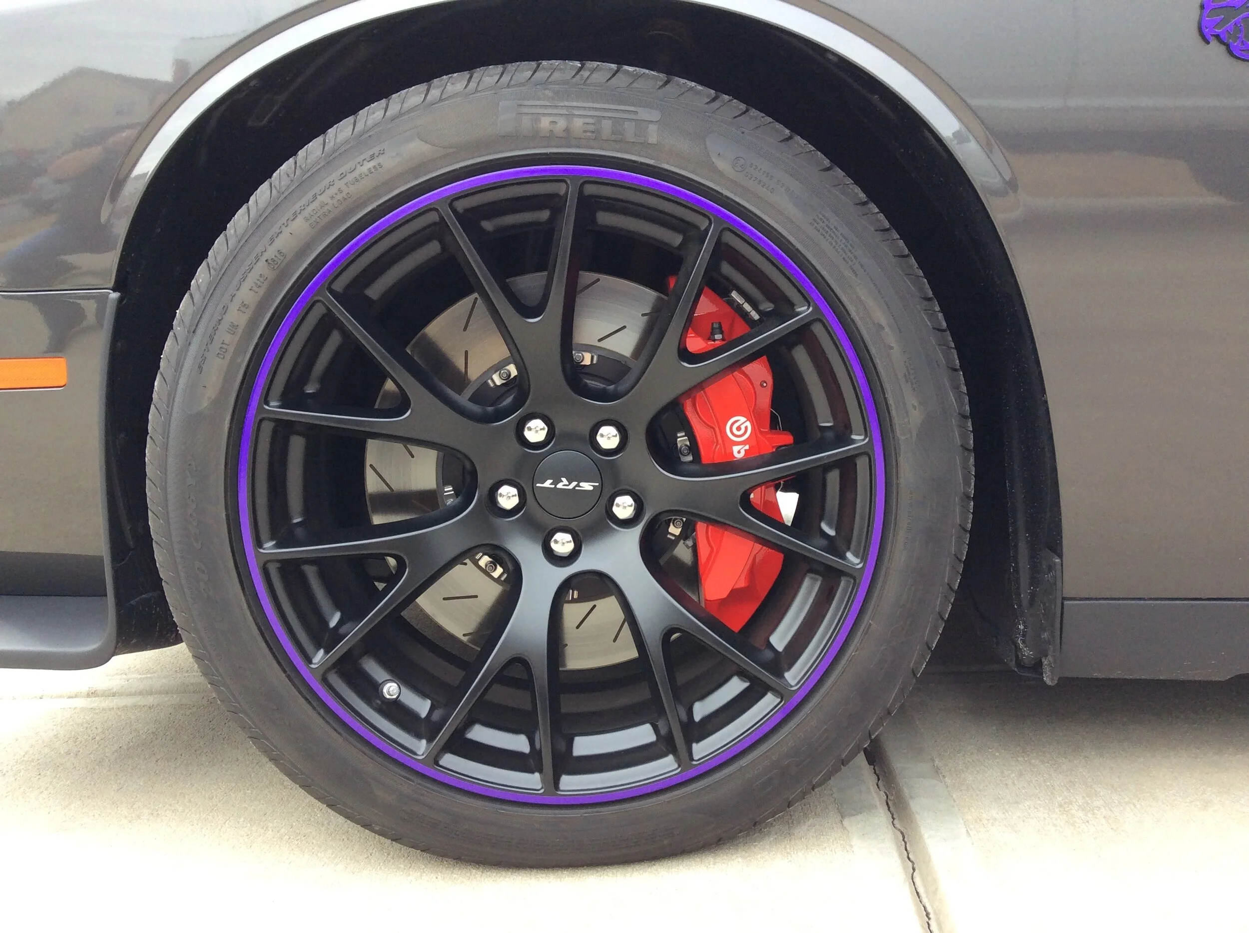 Install Pics - Pink-Purple Rimstripes — Tapeworks Graphics