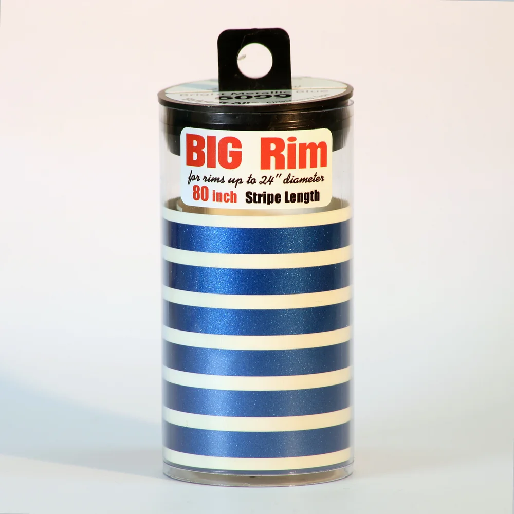 6099 Metallic Bright Blue Rimstripes — Tapeworks Graphics