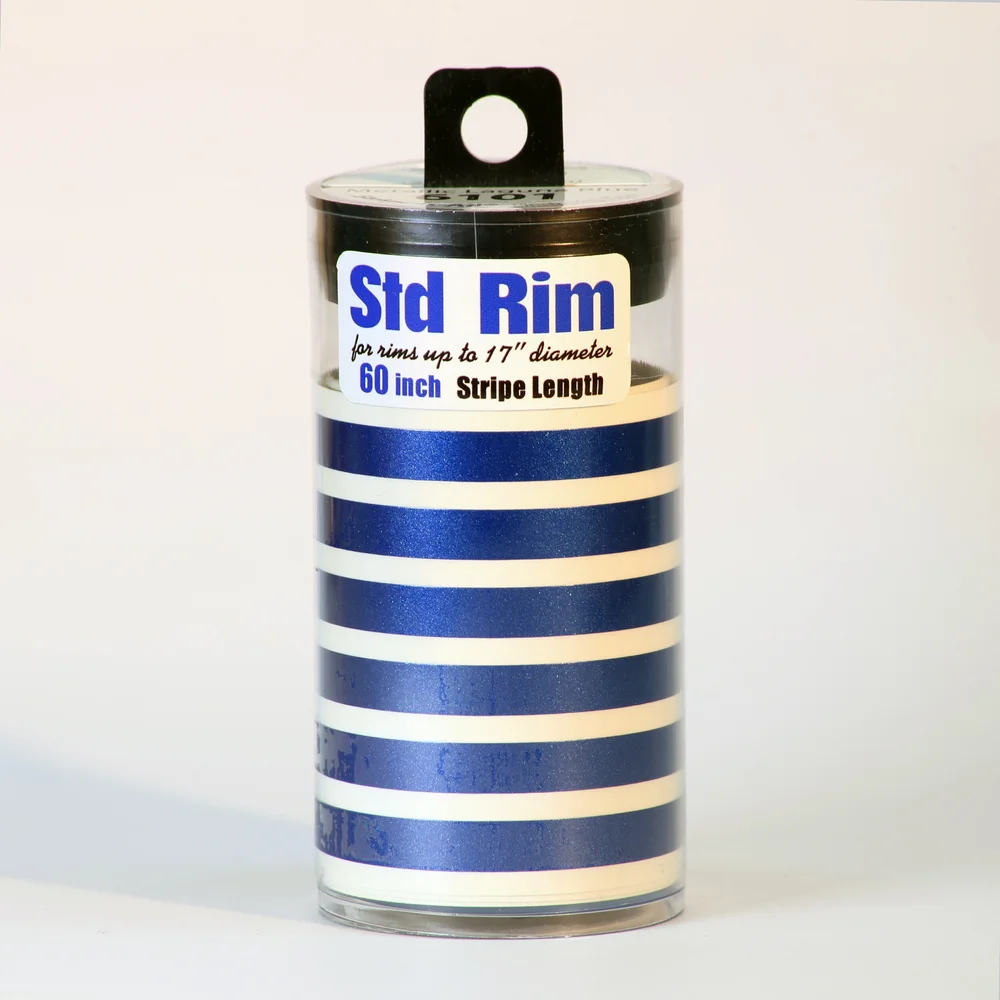 6101 Metallic Laguna Blue Rimstripes — Tapeworks Graphics