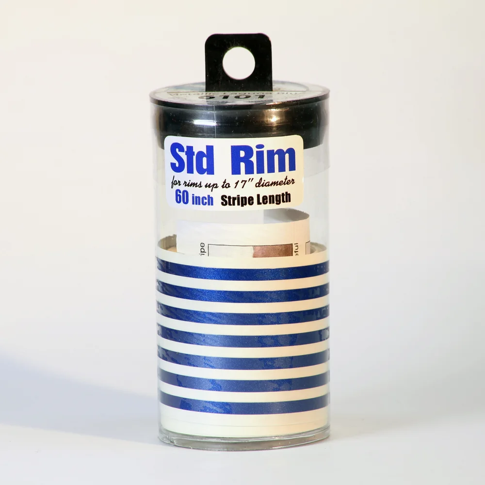 6101 Metallic Laguna Blue Rimstripes — Tapeworks Graphics
