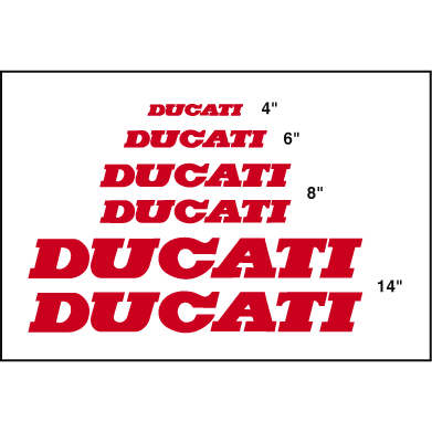 Stickers / Adhésifs Série Pour Ducati 600 Super Sport Desmodue - Neufs, Origine Italie