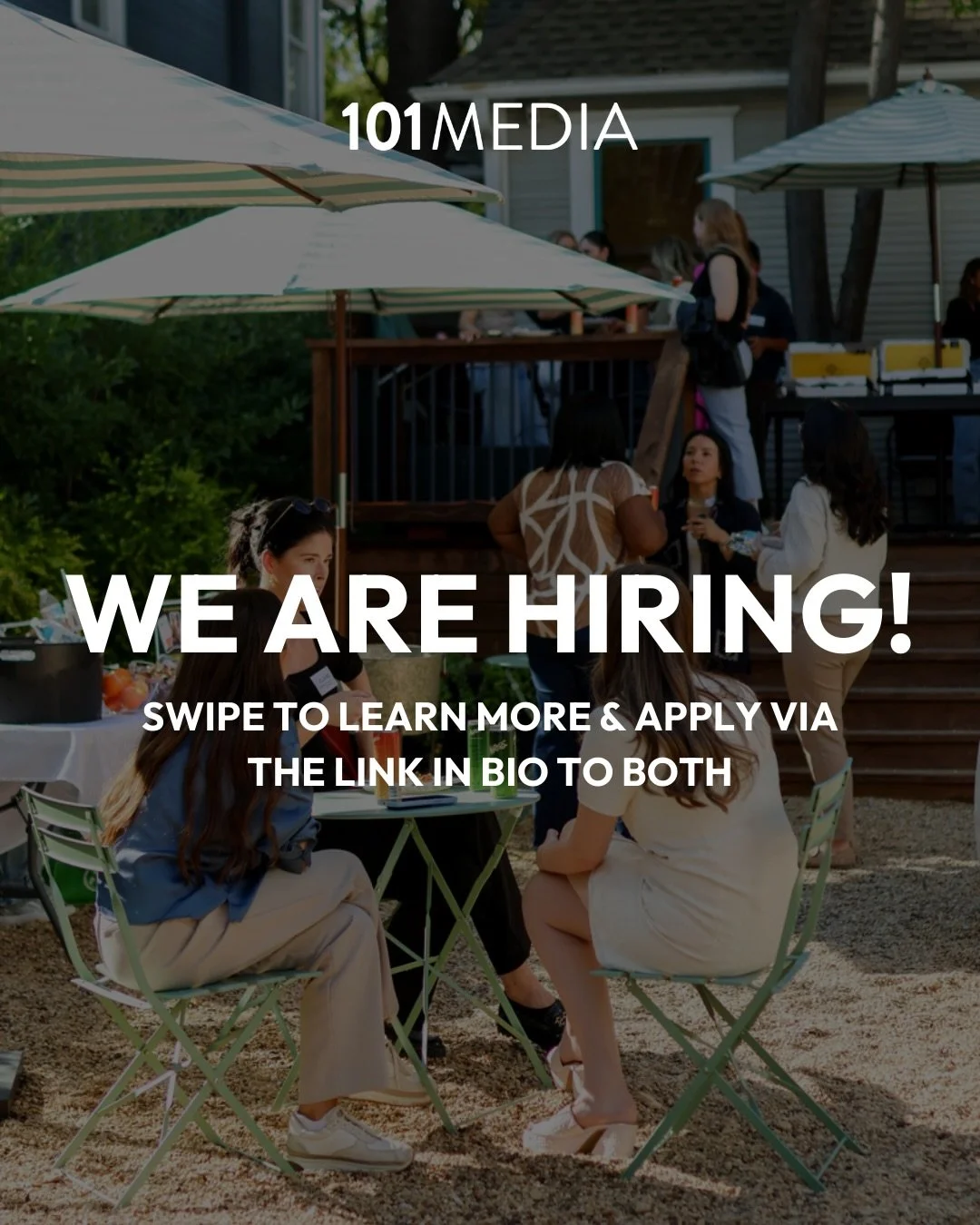 Big news: WE&rsquo;RE HIRING x2 📣

101Media is looking for a full-time Marketing Manager and full-time Administrative Assistant to join our team in Dallas! If you&rsquo;re strategic, people-forward, and thrive in a fast-moving, collaborative environ