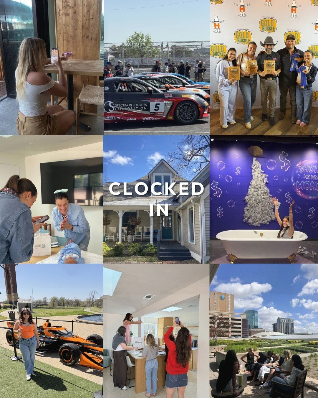 Proof that our 9-to-5 is just as fun as our 5-to-9 🏎️🌞🤳💙