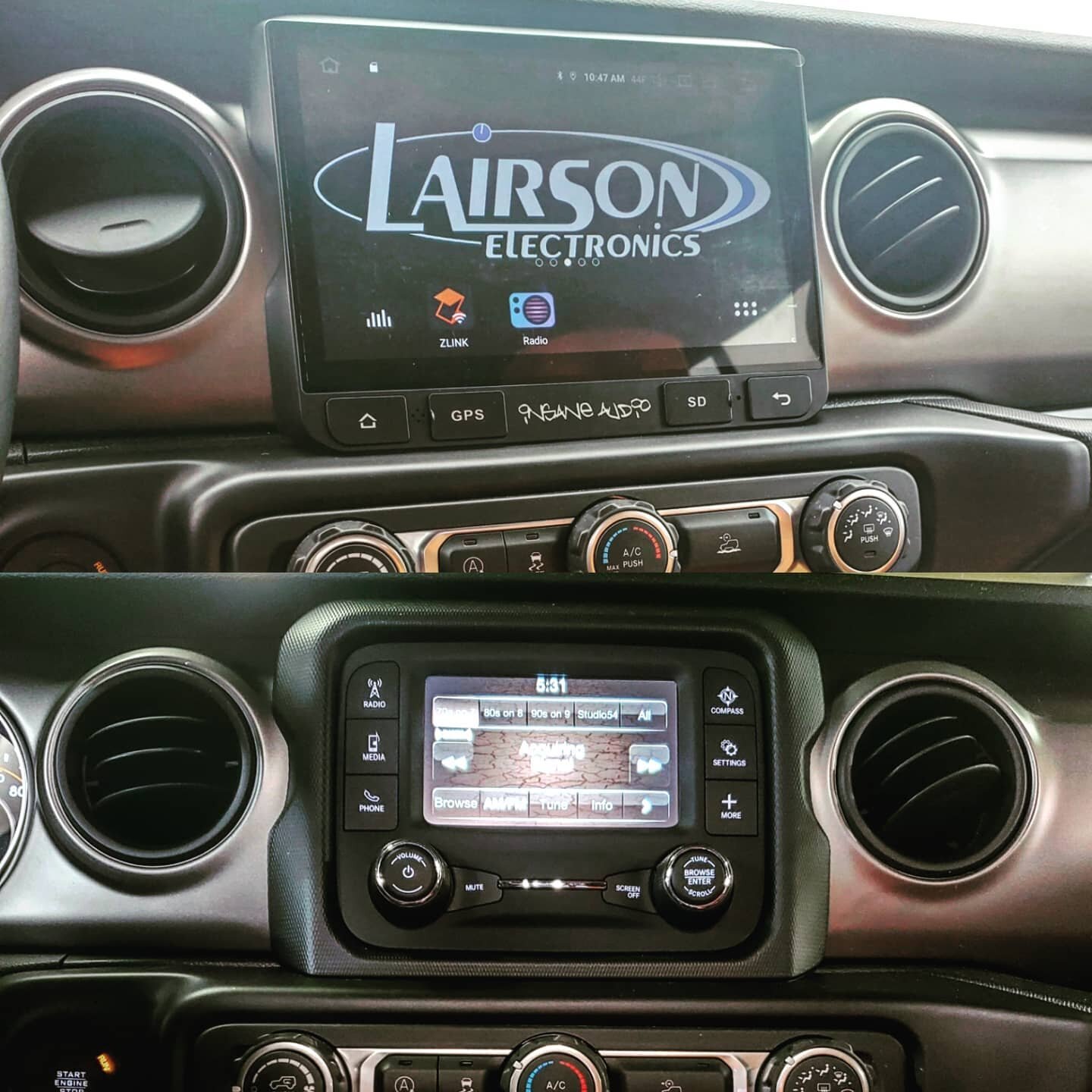Installed an aftermarket oem radio replacement for this 2020 jeep gladiator from @insanejeepaudio

#jeep #jeepgladiator #carplay #headunit #mecp #mobileelectronics #installer #12volt #happycustomer #southjersey #business