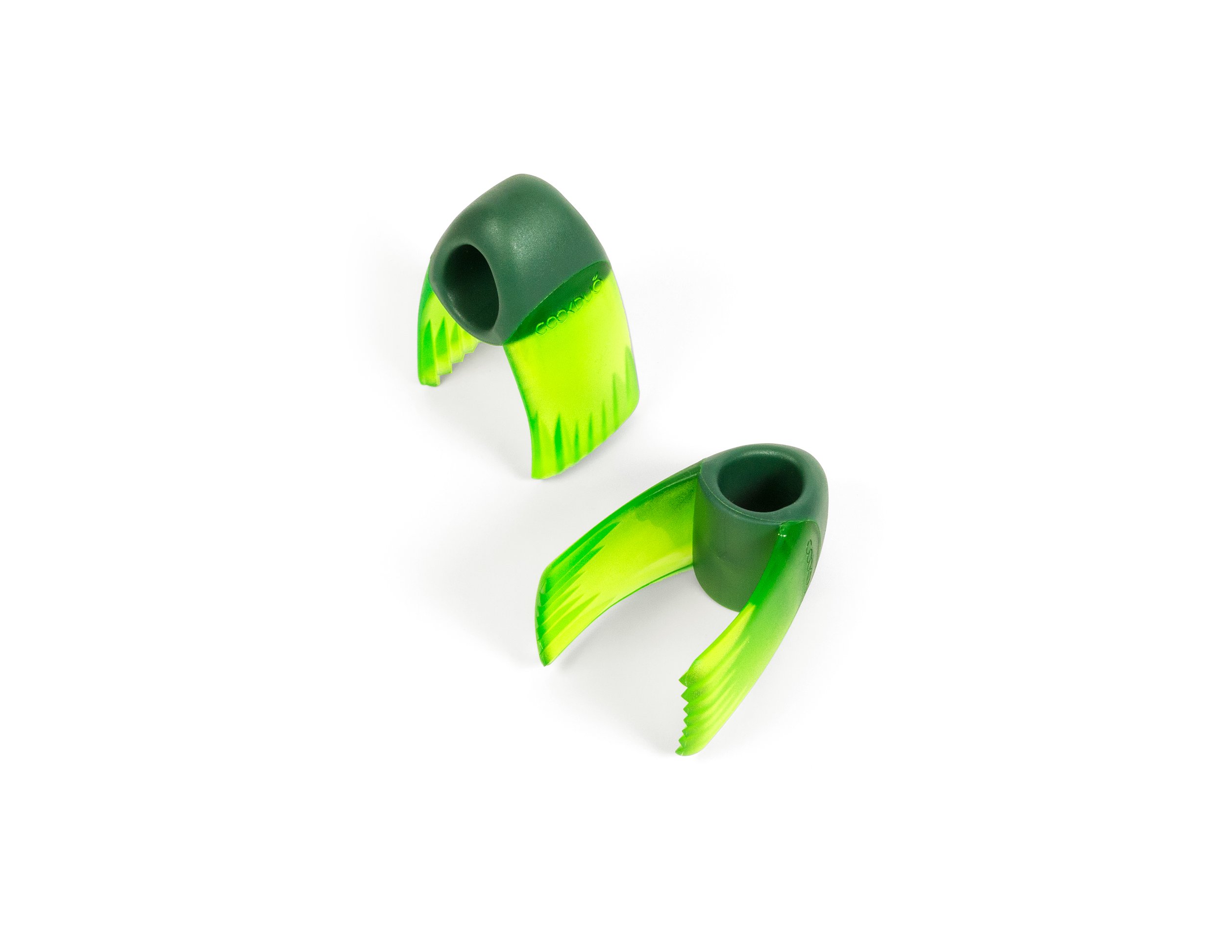 Cookduo Avocado Gripper, a clip-style pit remover with serrated teeth and a finger ring for safely removing avocado pits