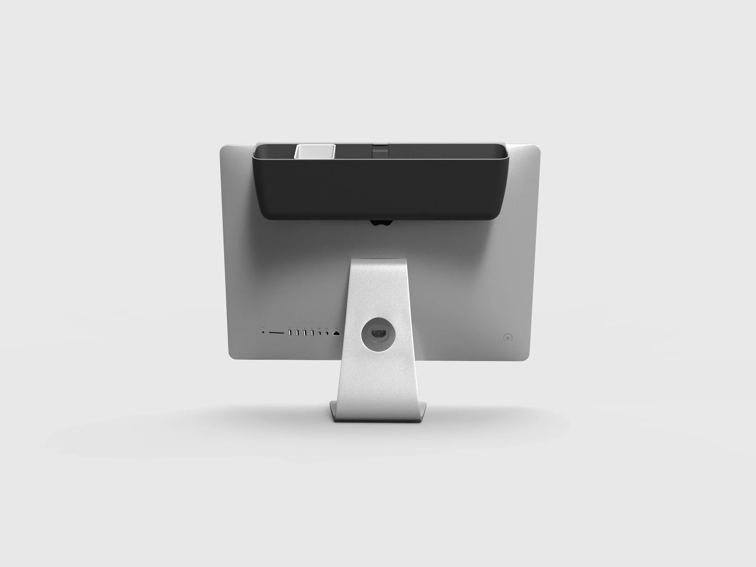 Mac Caddy iMac organizer rear view product design by DesignOther New York