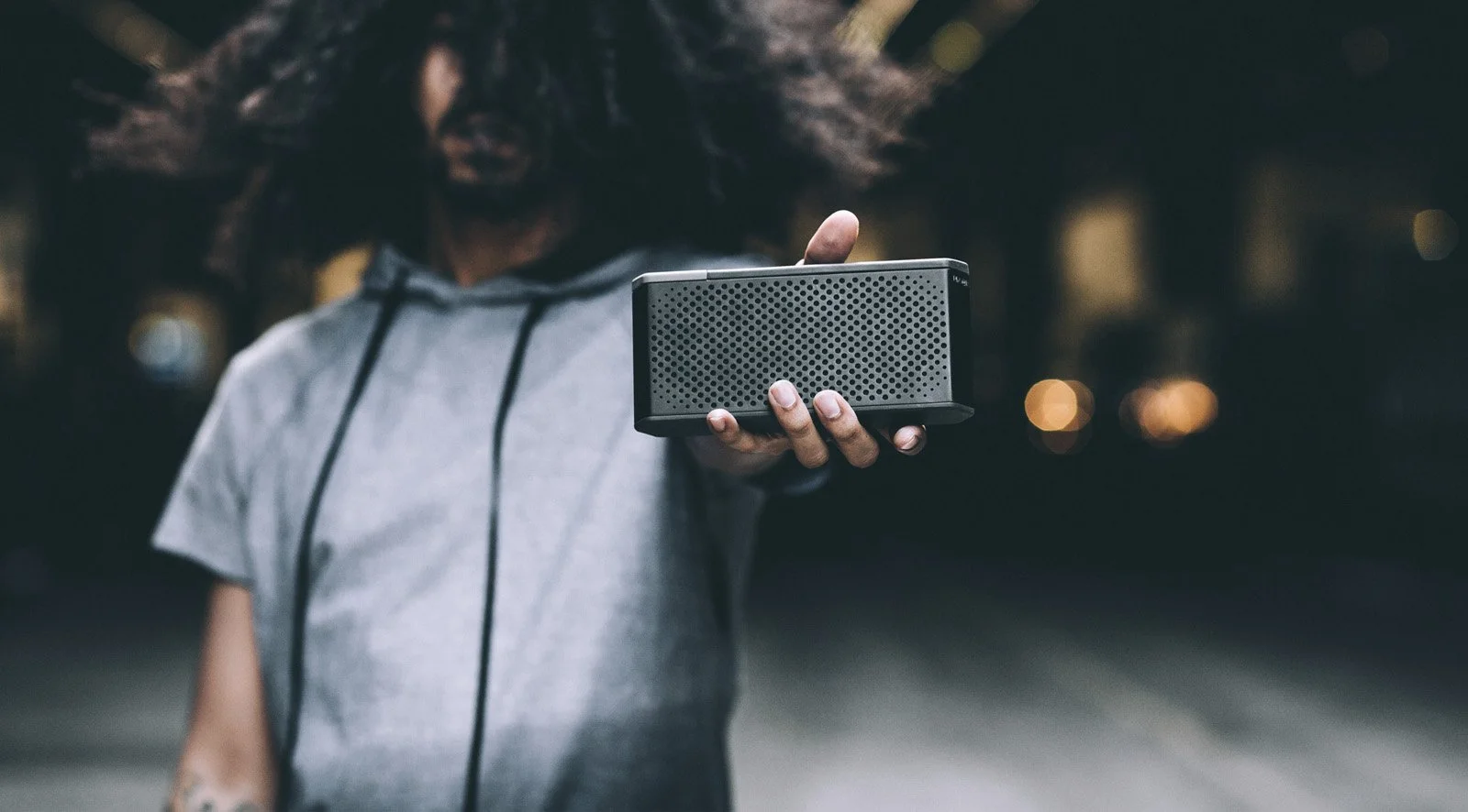 Soundjump Bluetooth speaker with modular powerbank industrial design by DesignOther New York