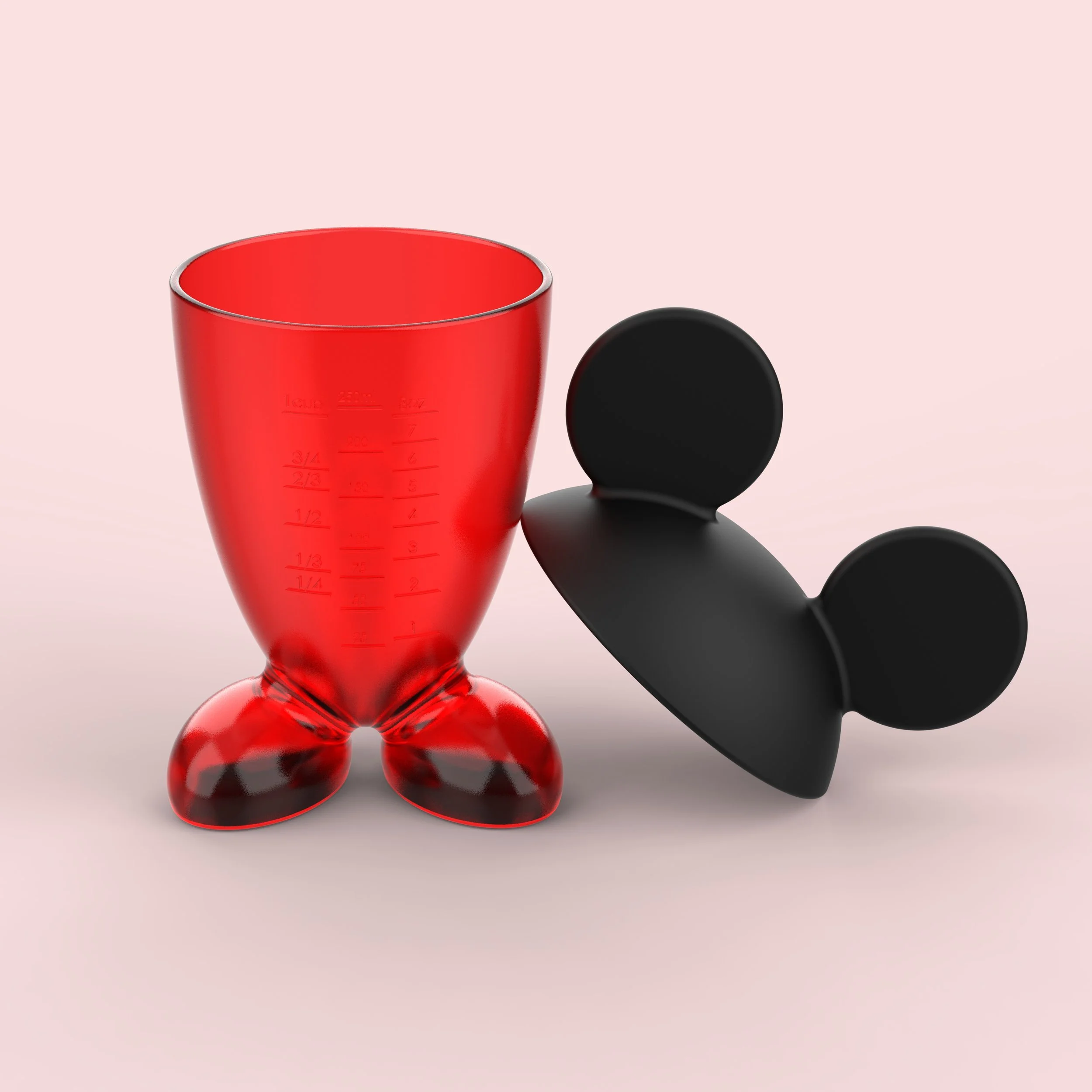 Disney mickey mouse measuring cup industrial design